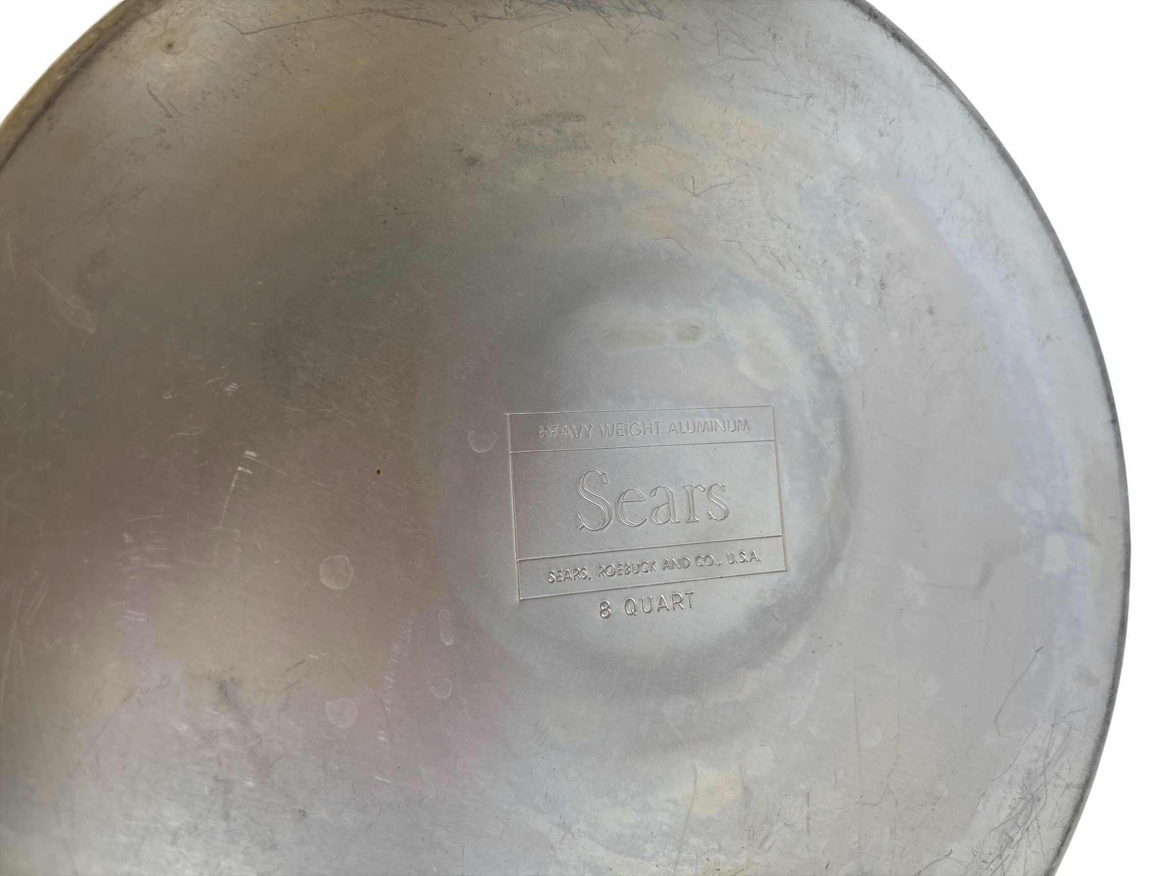 Photo 1 of (2)PCS SEARS & CHEFMATE STOCK POTS 8QT
