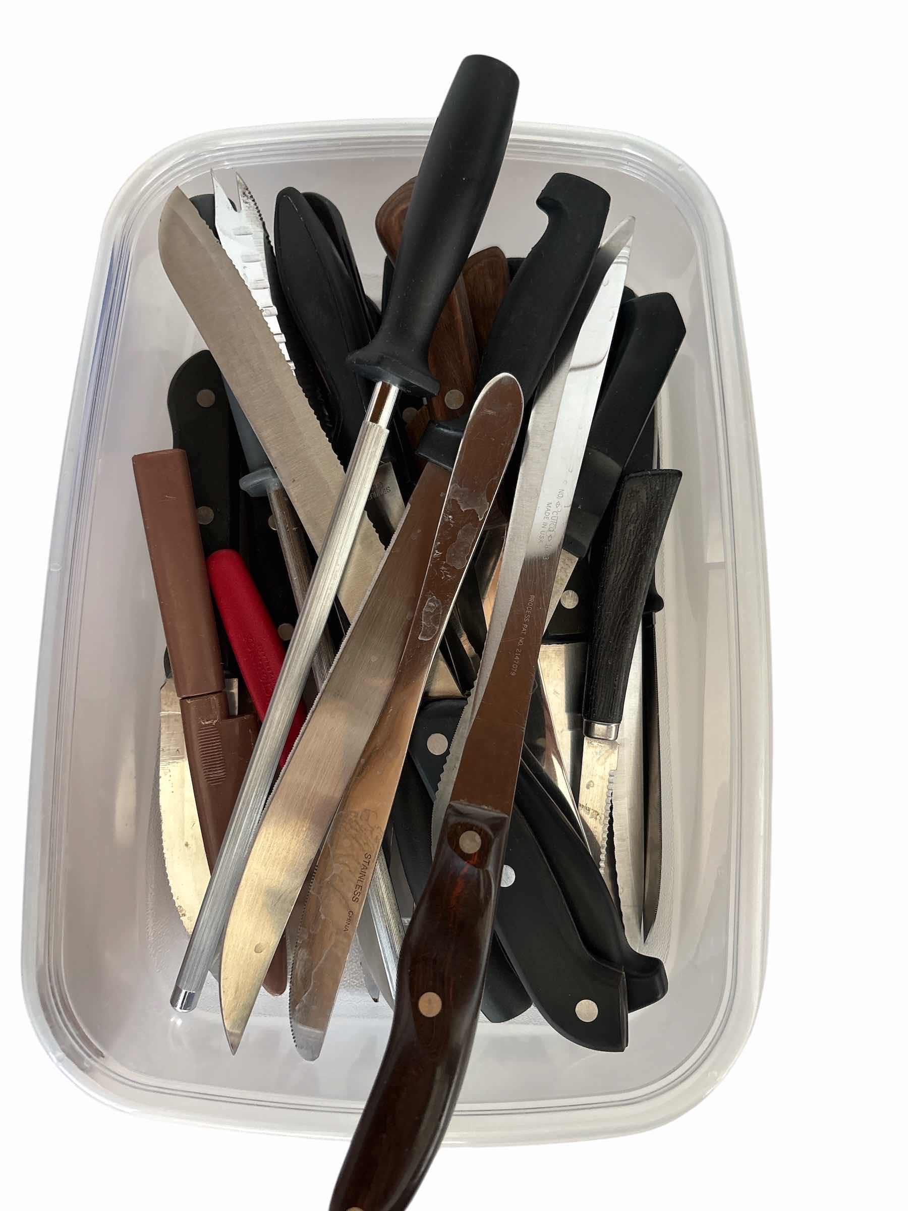 Photo 1 of CONTAINER OF KNIVES