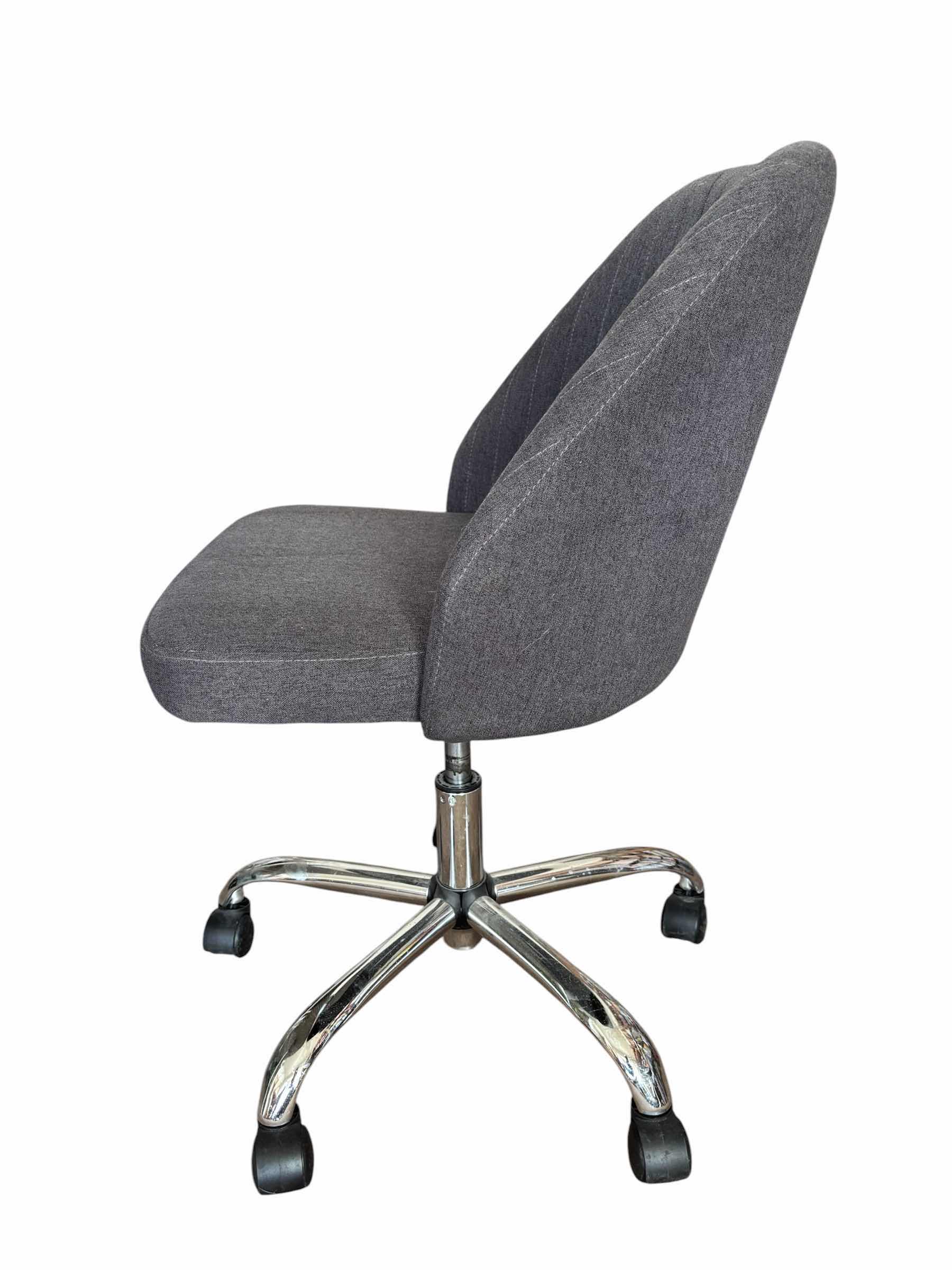 Photo 1 of ROLLING OFFICE CHAIR AND SIDE TABLE 17”H