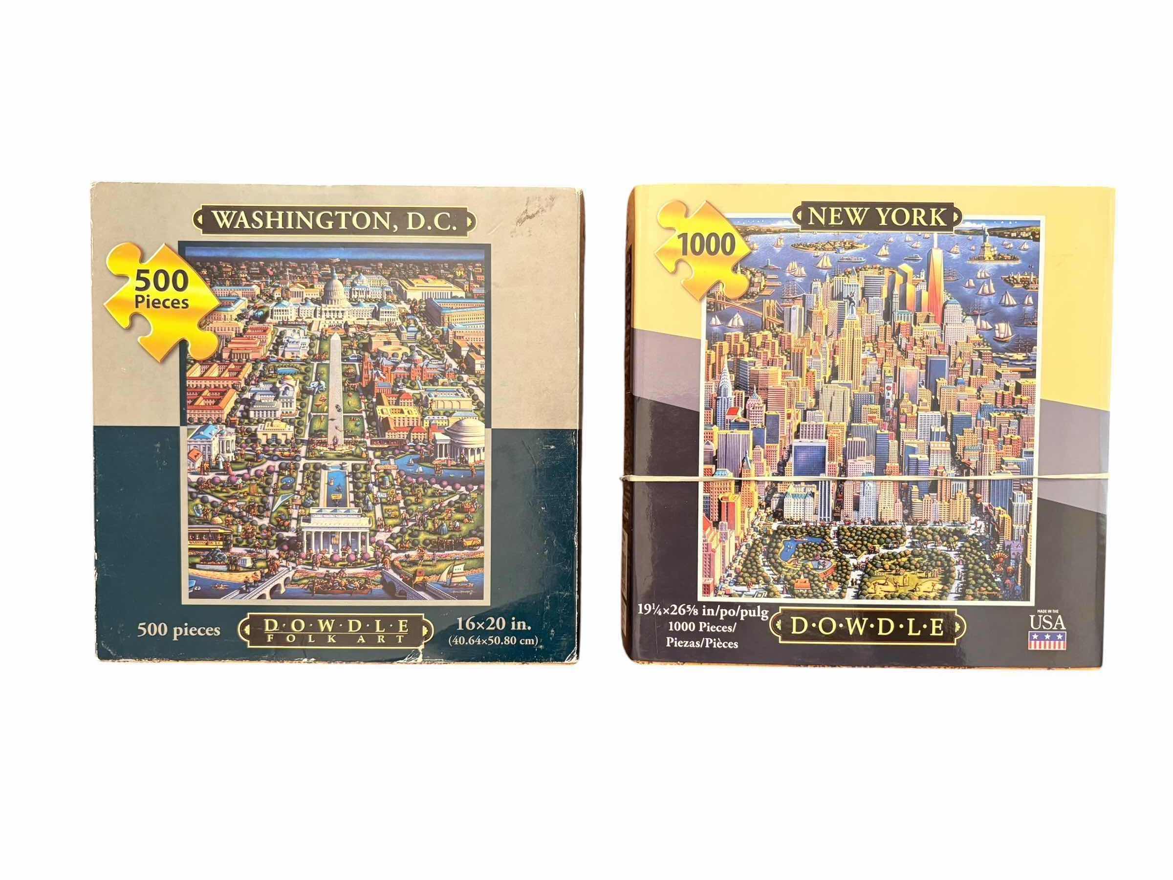 Photo 1 of DOWDLE DOLK ART PUZZLES “CITIES”