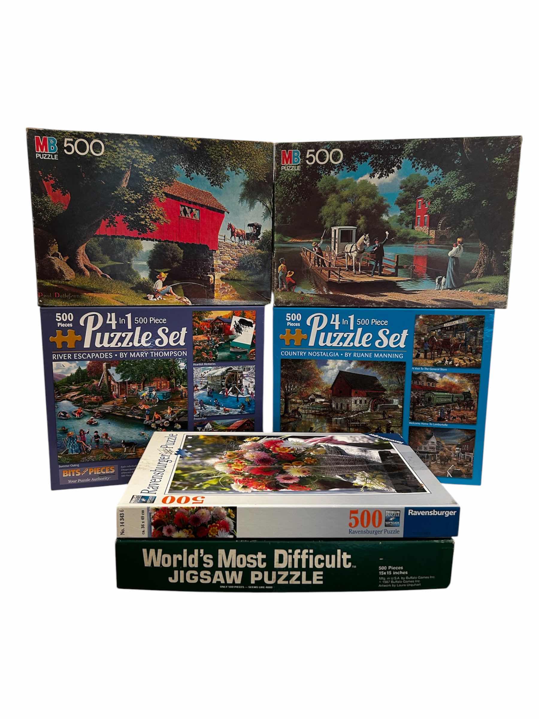 Photo 1 of 6 PUZZLES BY MULTIPLE ARTISTS