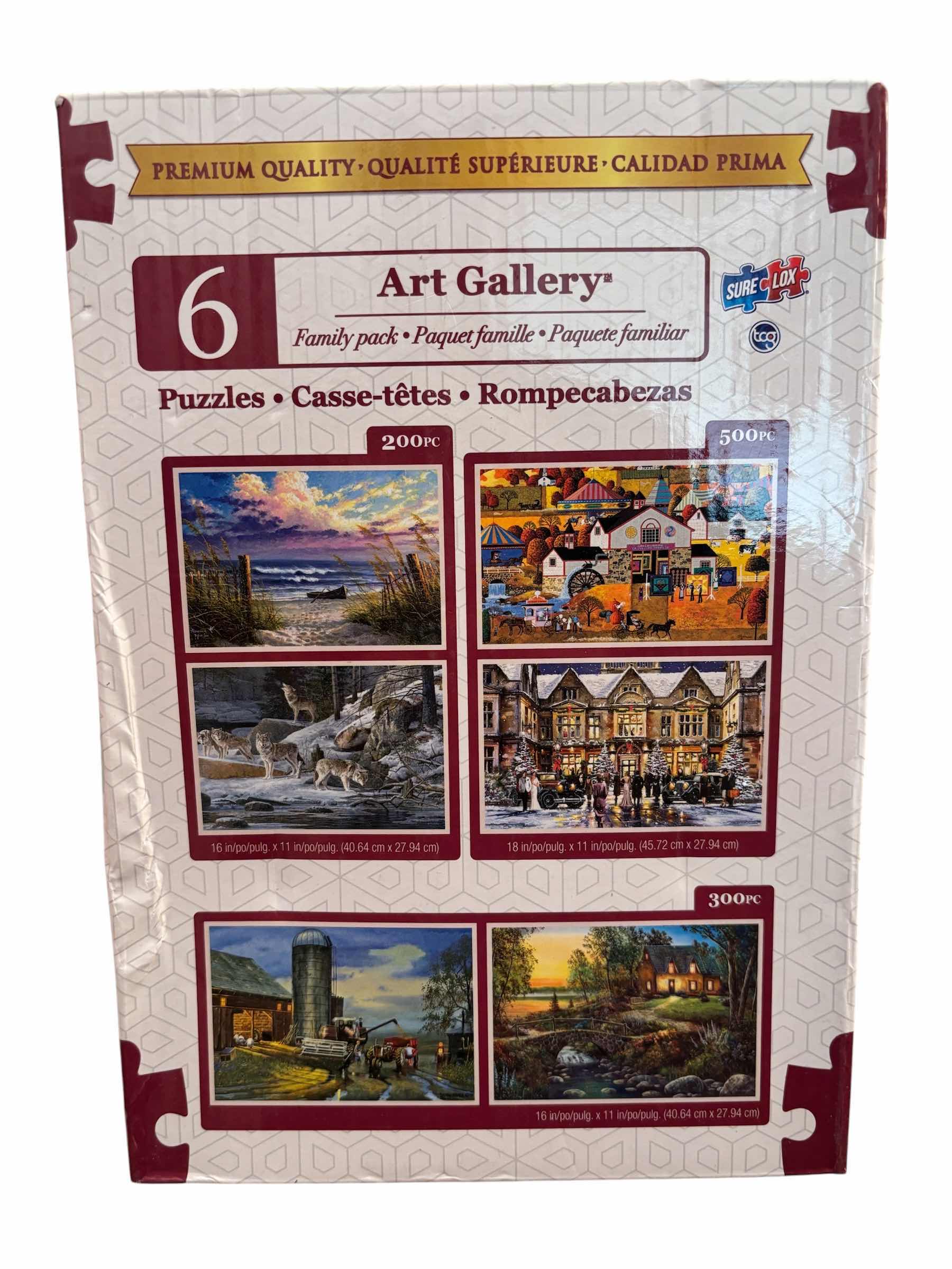 Photo 1 of PUZZLES (6): HOLIDAY GLITTER, ART GALLERY
