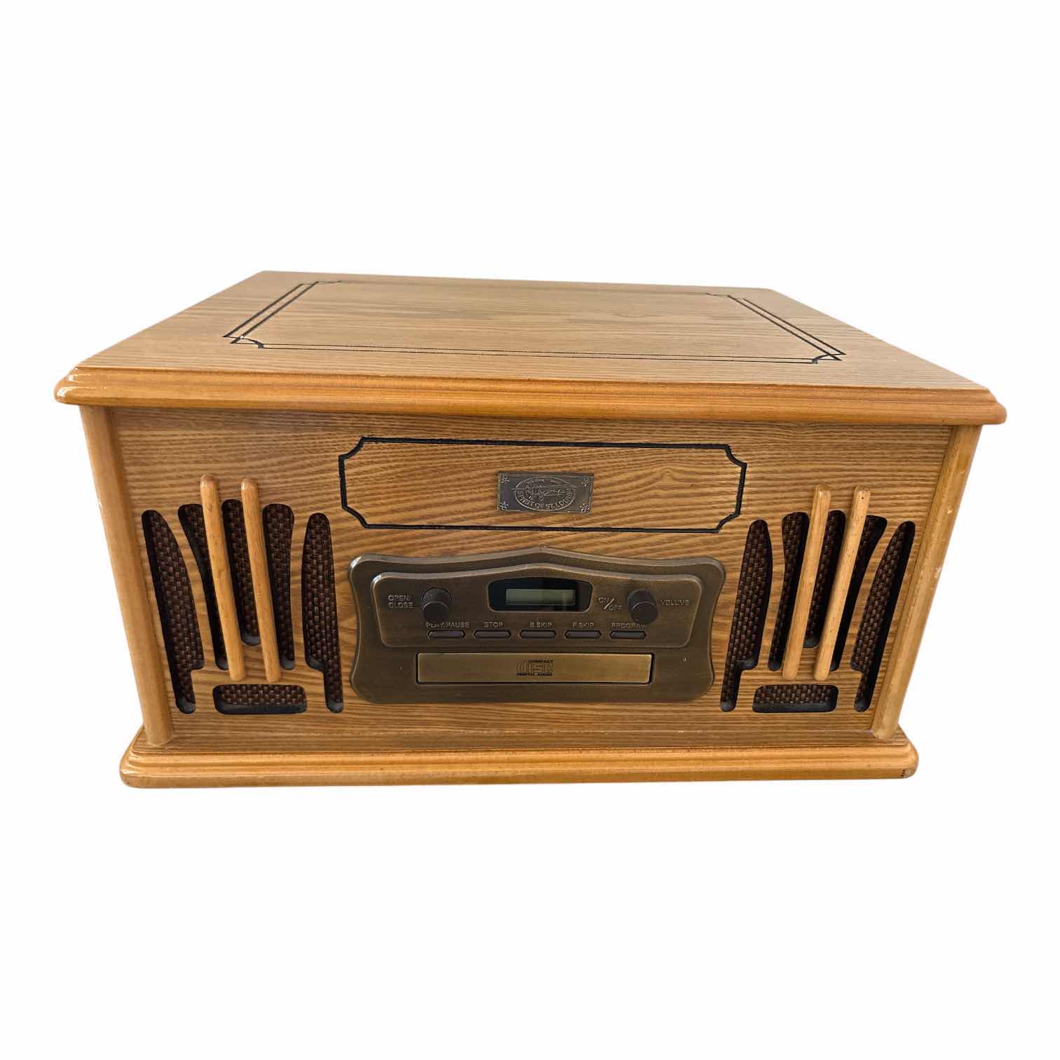 Photo 1 of VINTAGE STYLE SPIRIT OF ST.LOUIS ALL IN ONE MUSIC SYSTEM 17.5”X13.5”H9.25”