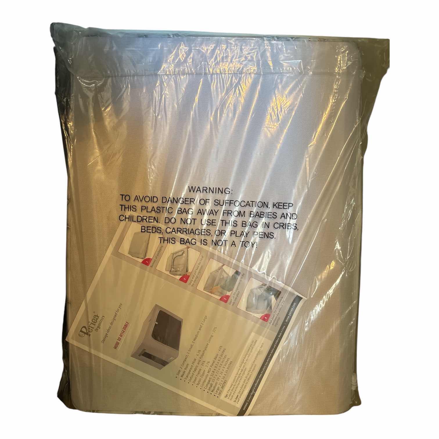 Photo 1 of (2)PCS PERIEA STORAGE ORGANIZERS -ONE NEW IN BAG H31”