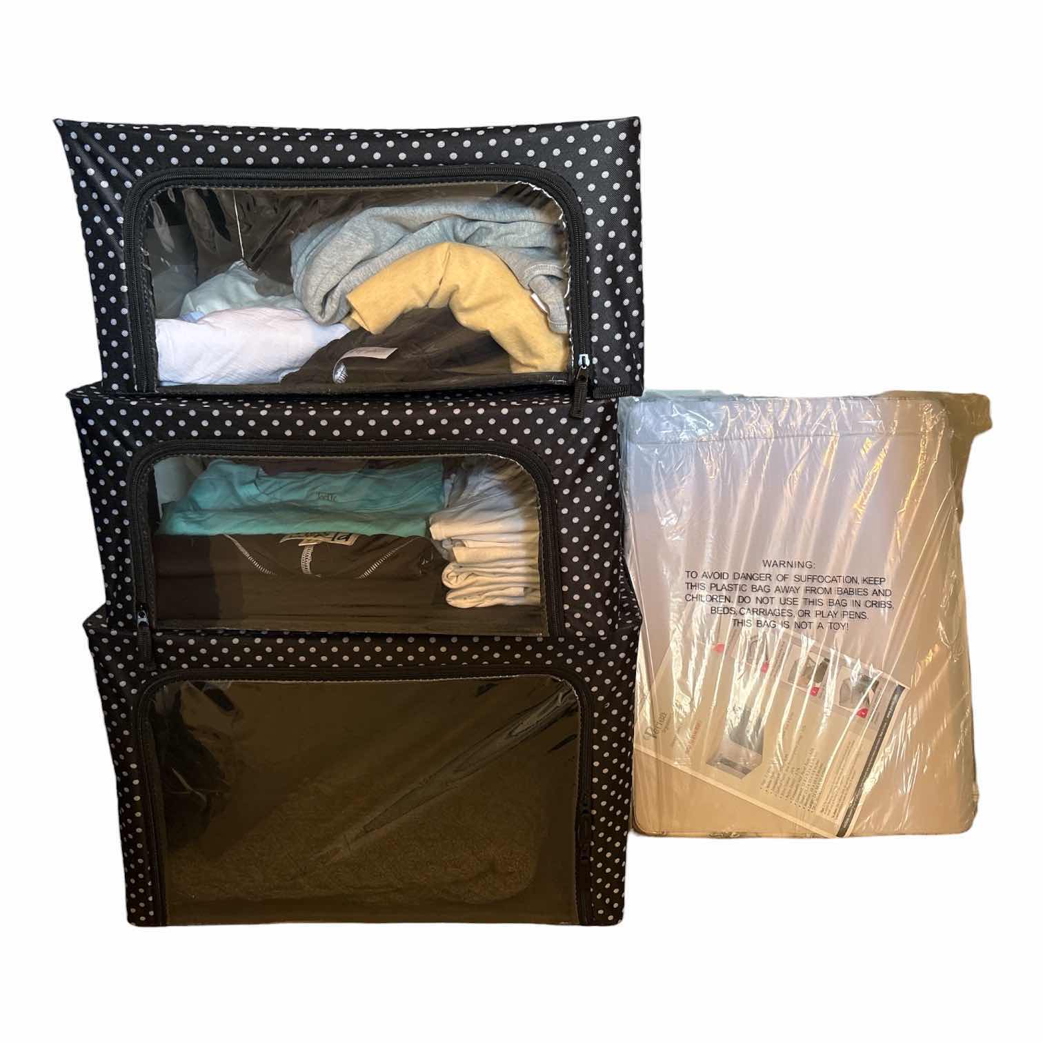 Photo 1 of (2)PCS PERIEA STORAGE ORGANIZERS -ONE NEW IN BAG H31”