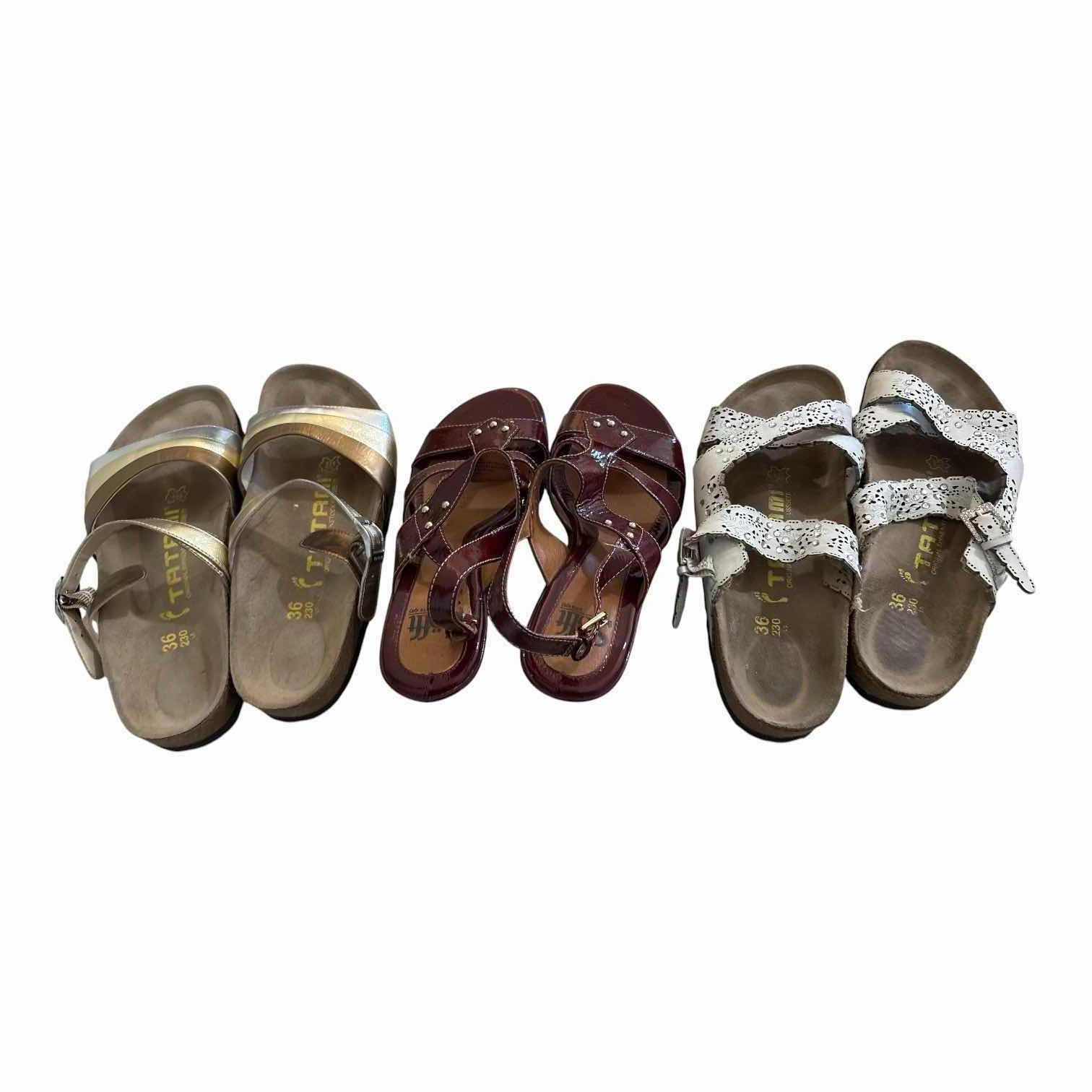 Photo 1 of (6)PCS WOMENS SHOES-CLARKS SANDALS AND OTHER BRANDS