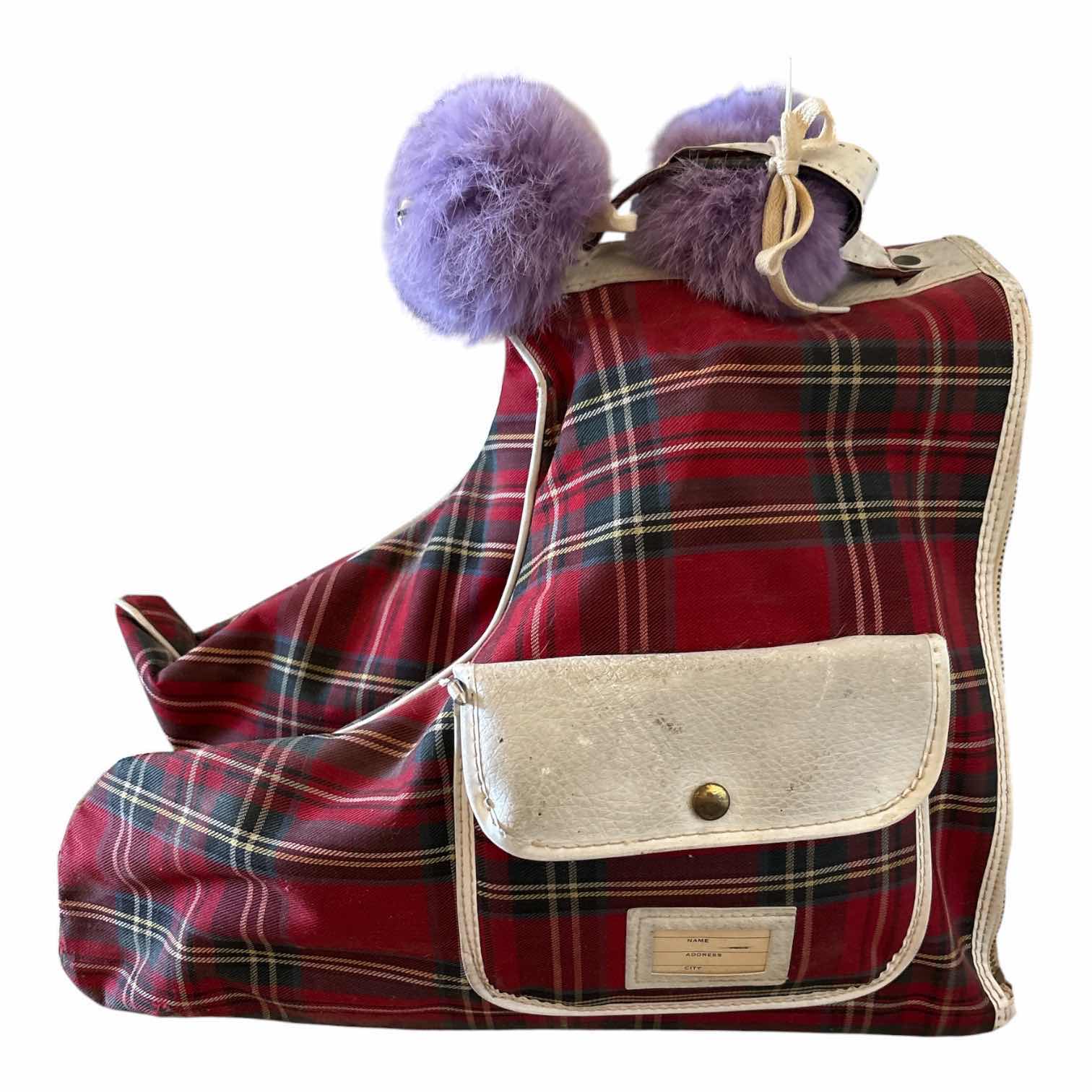 Photo 1 of SP TERI PARABOLIC JOHN WILSON CORONATION ACE BLADES FIGURE SKATES  SIZE 4 1/2A-60 IN PROTECTIVE RED BAG