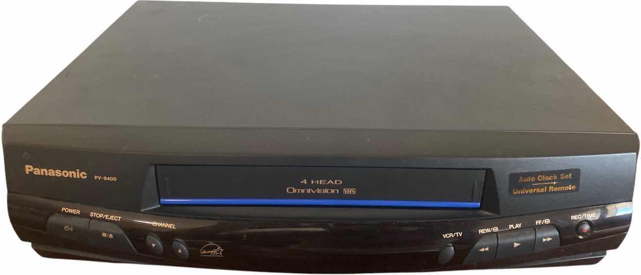 Photo 1 of PANASONIC 4-HEAD OMNI VISION, VHS PLAYER MODEL PV – 8400