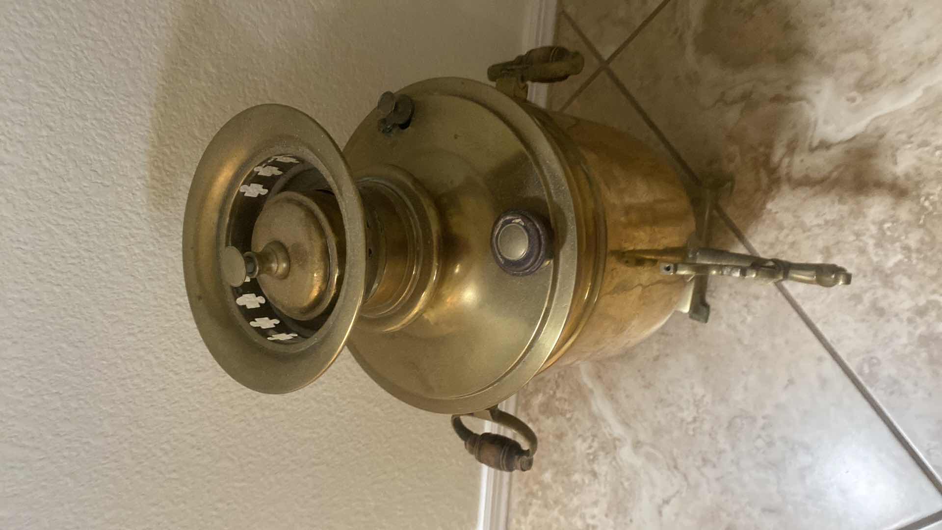 Photo 1 of ANTIQUE BRASS SAMOVAR H19”