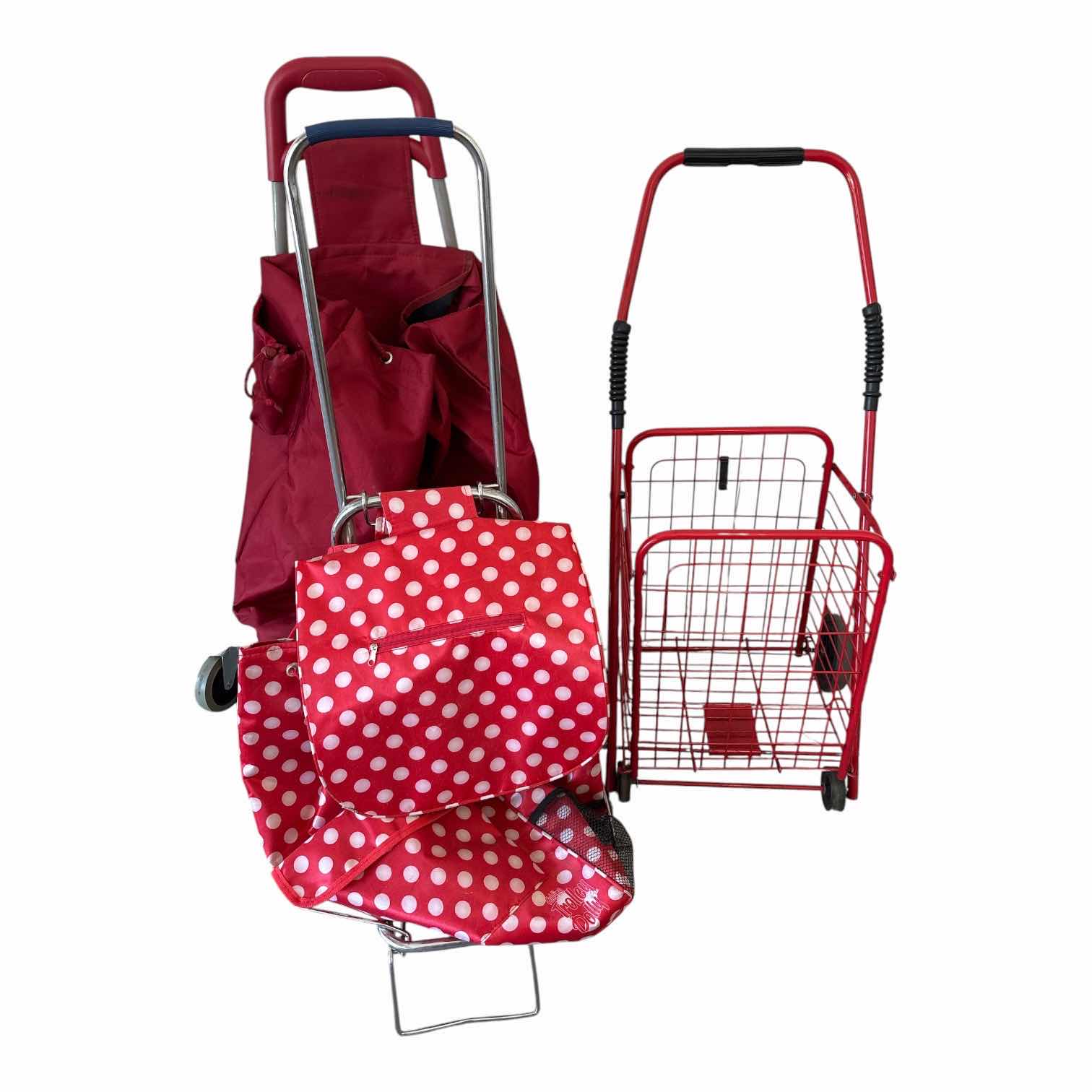 Photo 1 of (3)PCS SHOPPING TROLLEY