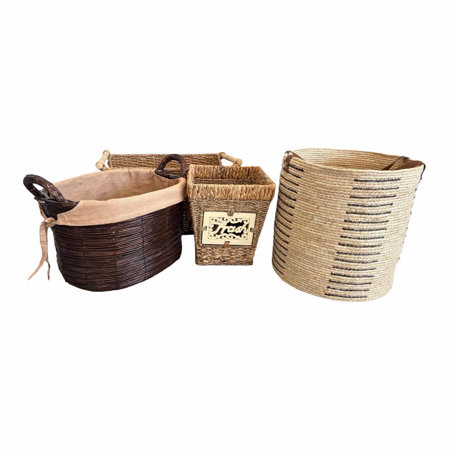 Photo 1 of (6)PCS STORAGE-ORGANIZING BINS H14.5”