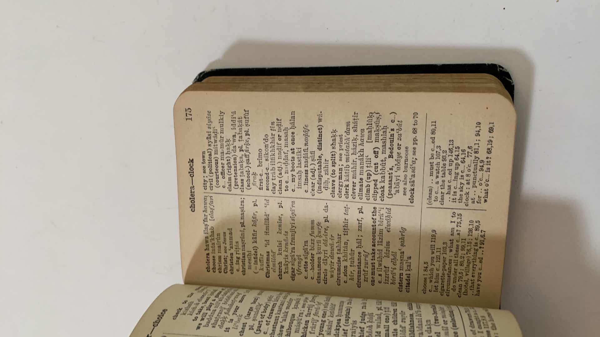 Photo 1 of ANTIQUE 1909 NUTT’S ENGLISH-ARABIC CONVERSATION DICTIONARY