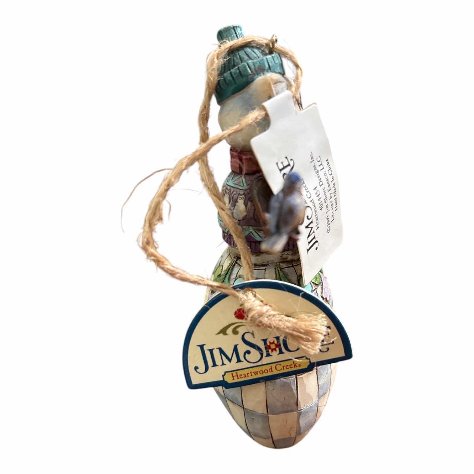 Photo 1 of JIM SHORE “COOL CAT” SNOWMAN FIGURINE H4”