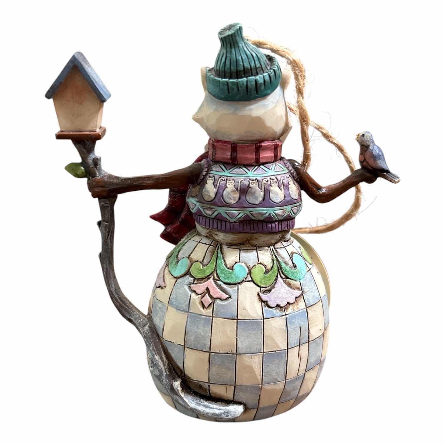 Photo 1 of JIM SHORE “COOL CAT” SNOWMAN FIGURINE H4”