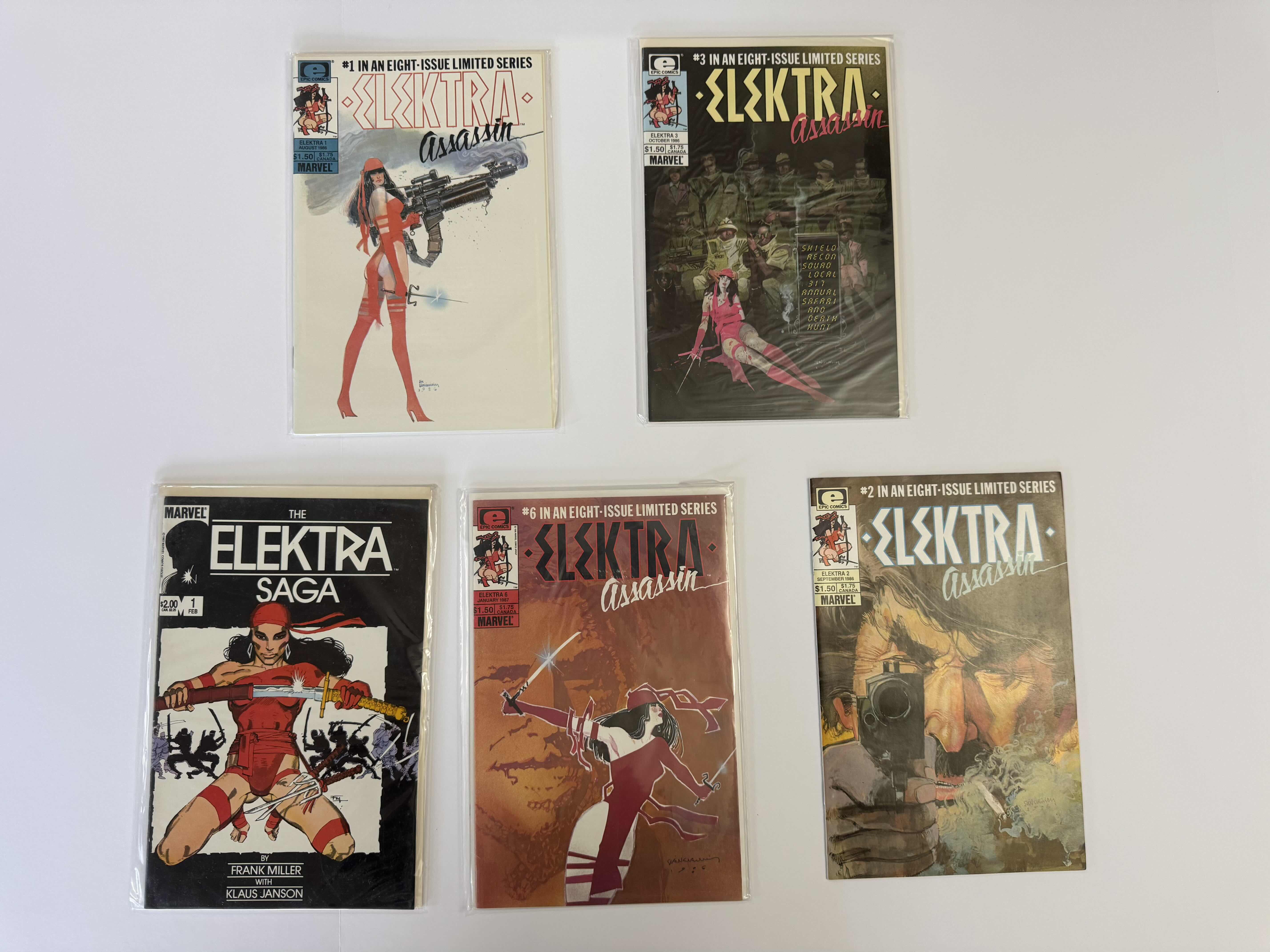 Photo 1 of 5- VINTAGE ELEKTRA COMIC BOOKS
