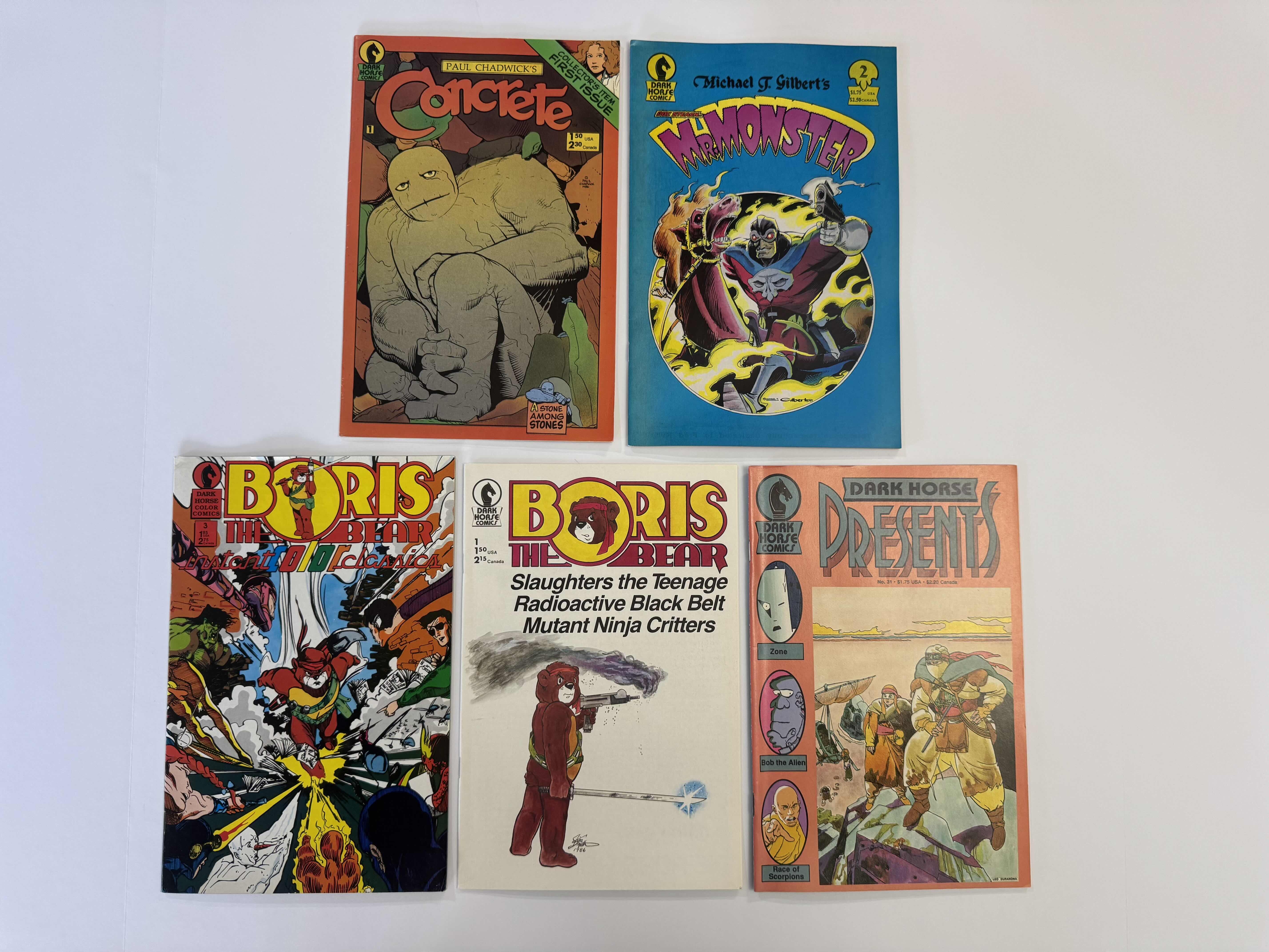 Photo 1 of 5- VINTAGE DARK HORSE COMIC BOOKS