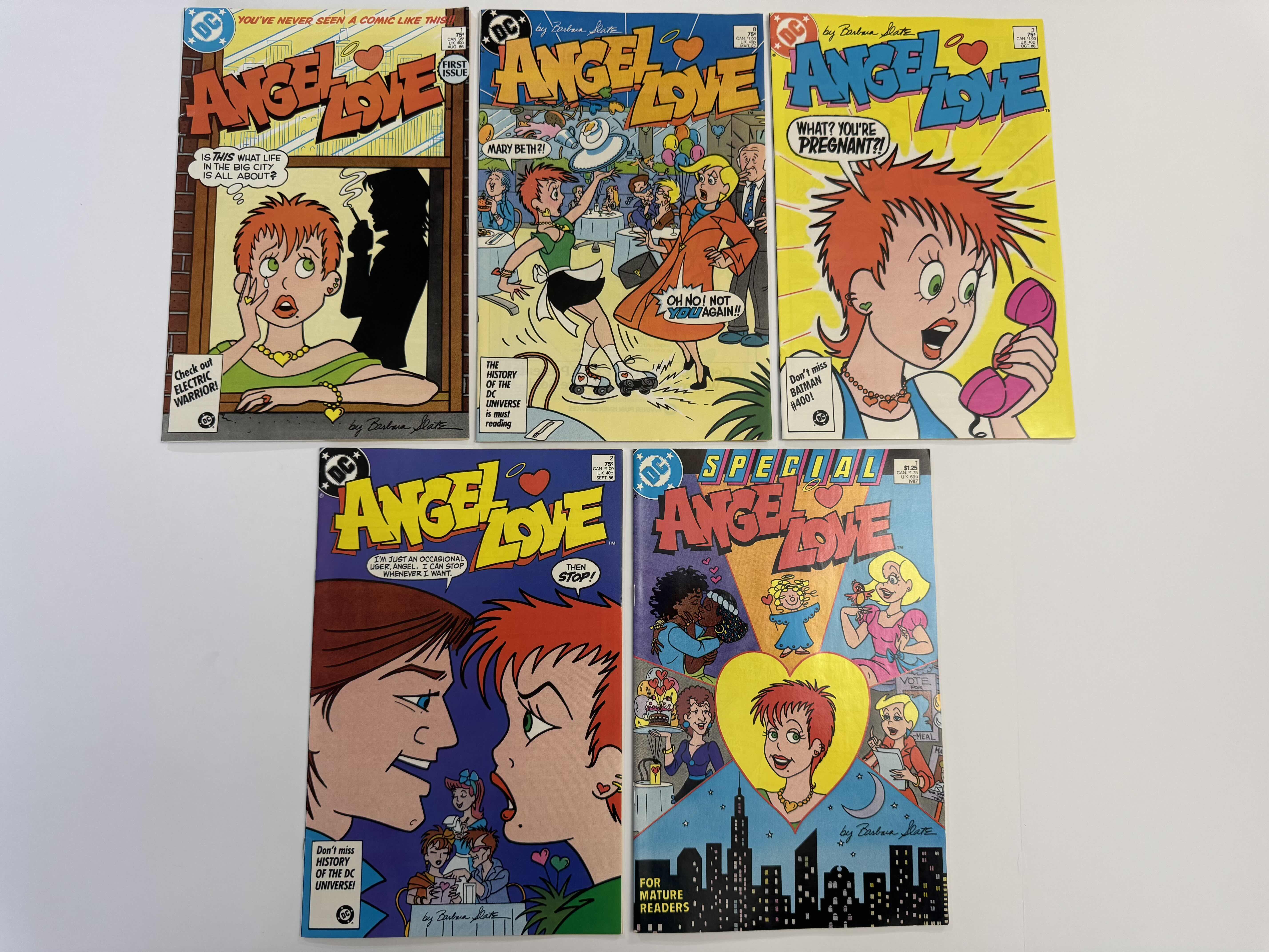 Photo 1 of 5- VINTAGE ANGEL LOVE DC COMIC BOOKS