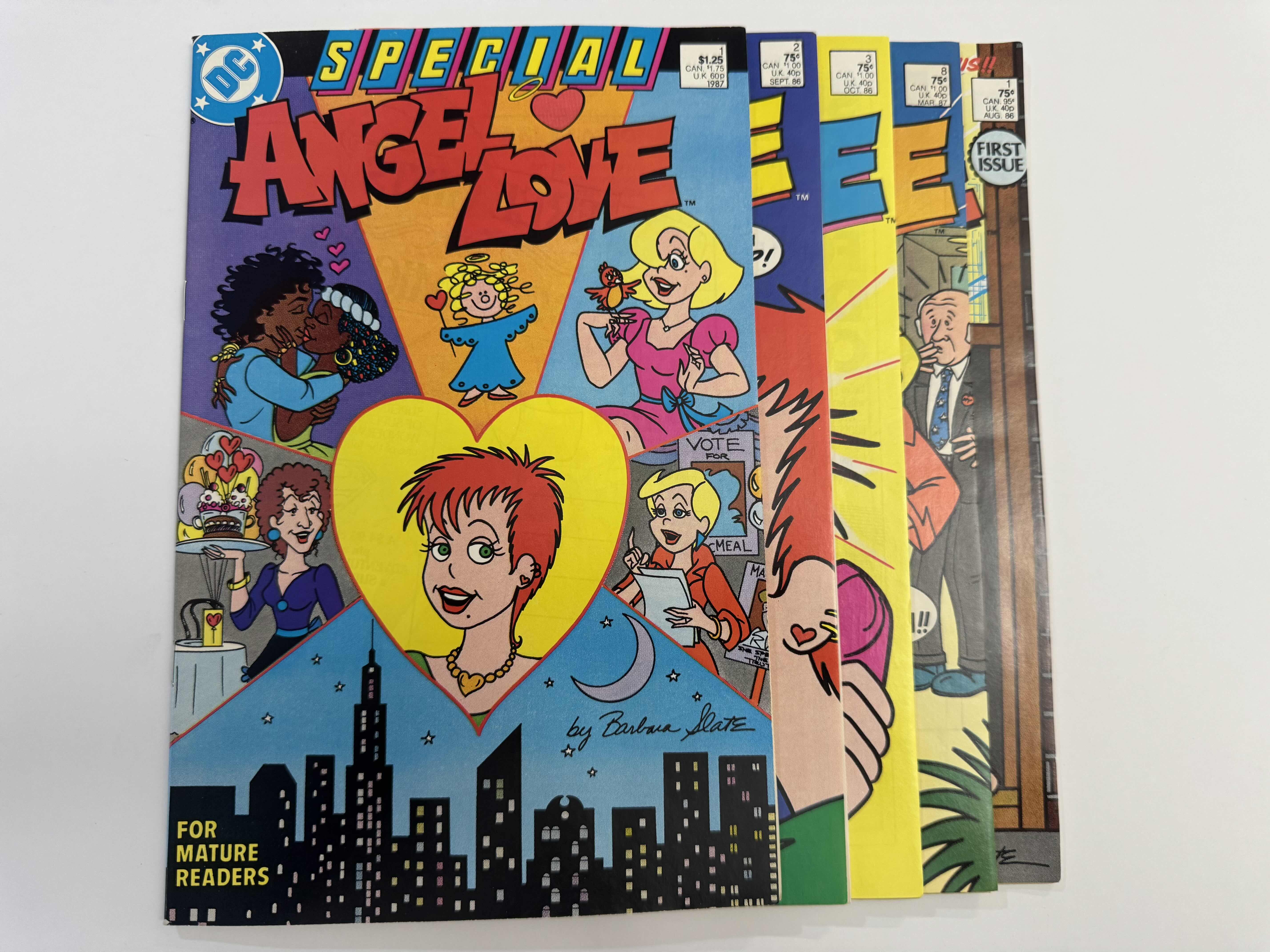 Photo 2 of 5- VINTAGE ANGEL LOVE DC COMIC BOOKS