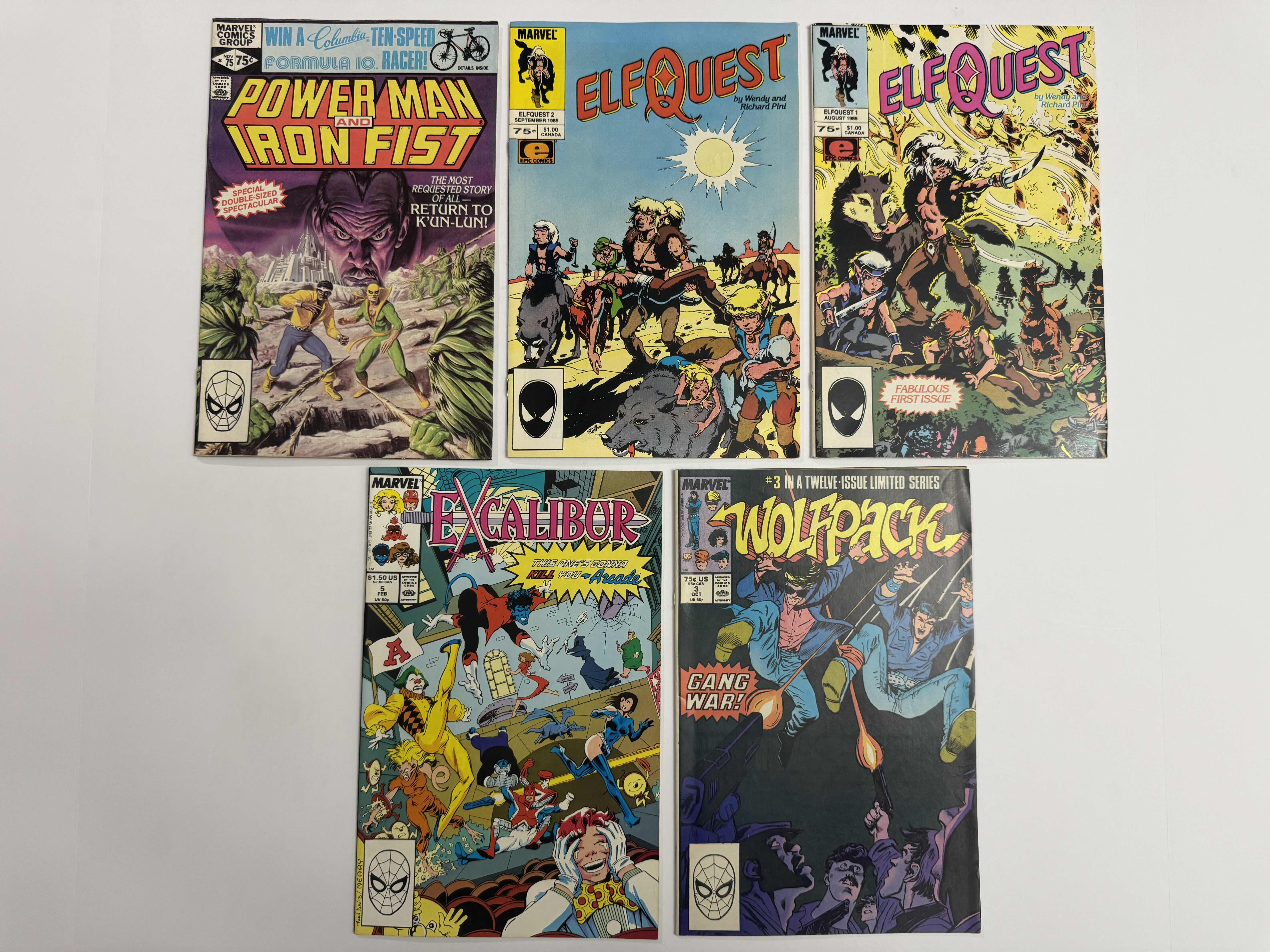 Photo 1 of 5- VINTAGE MARVEL COMIC BOOKS