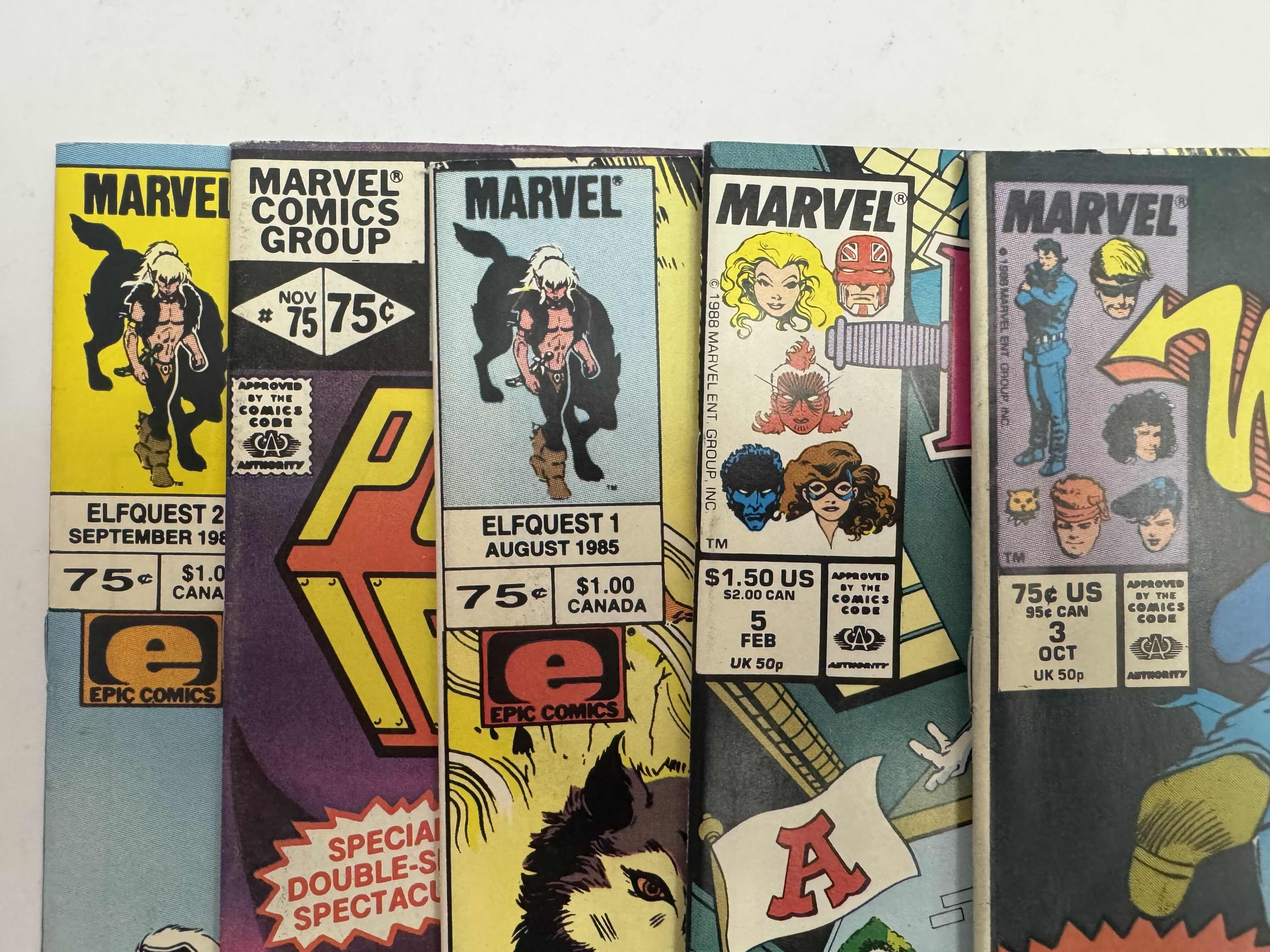 Photo 1 of 5- VINTAGE MARVEL COMIC BOOKS