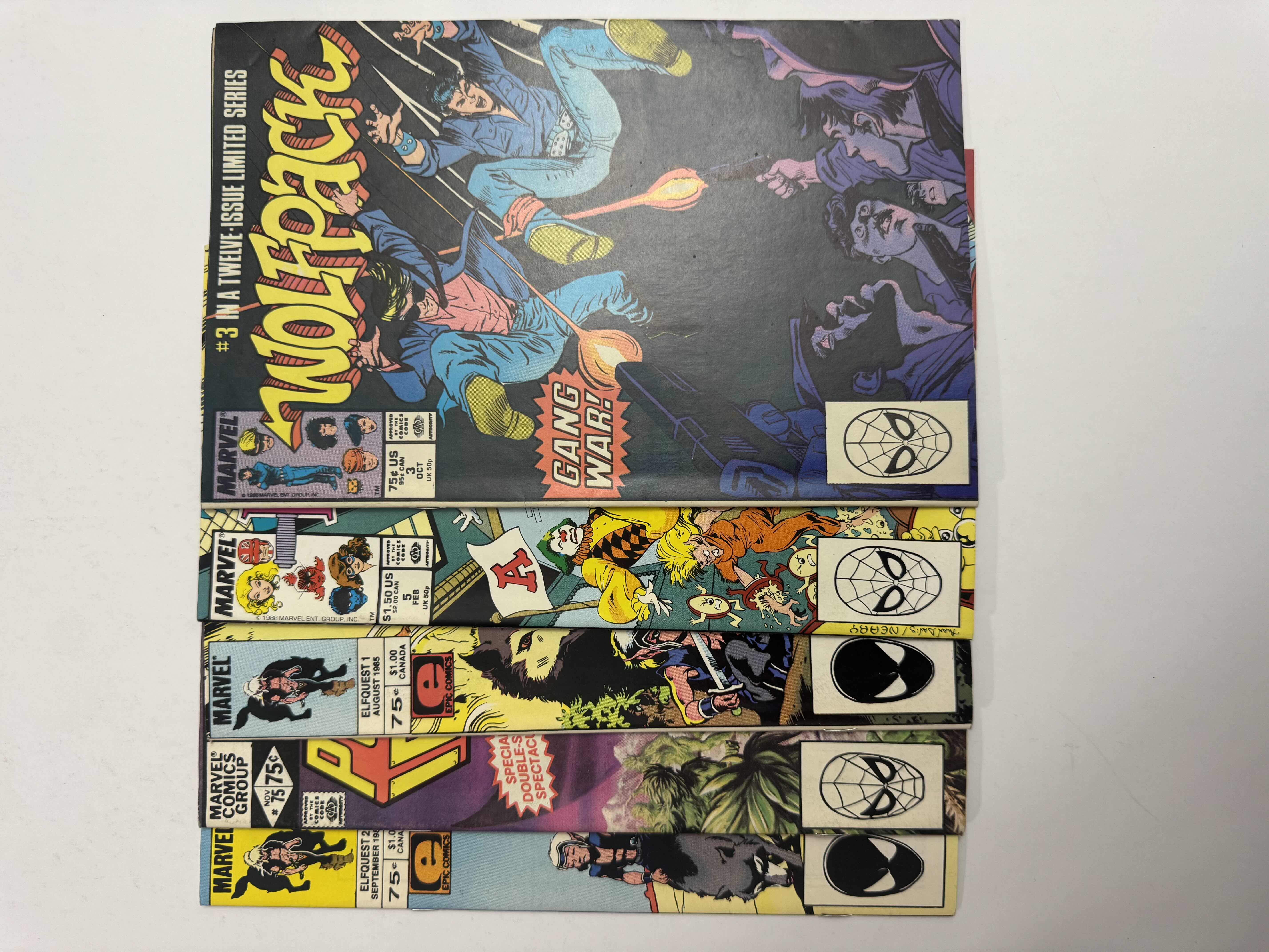 Photo 1 of 5- VINTAGE MARVEL COMIC BOOKS