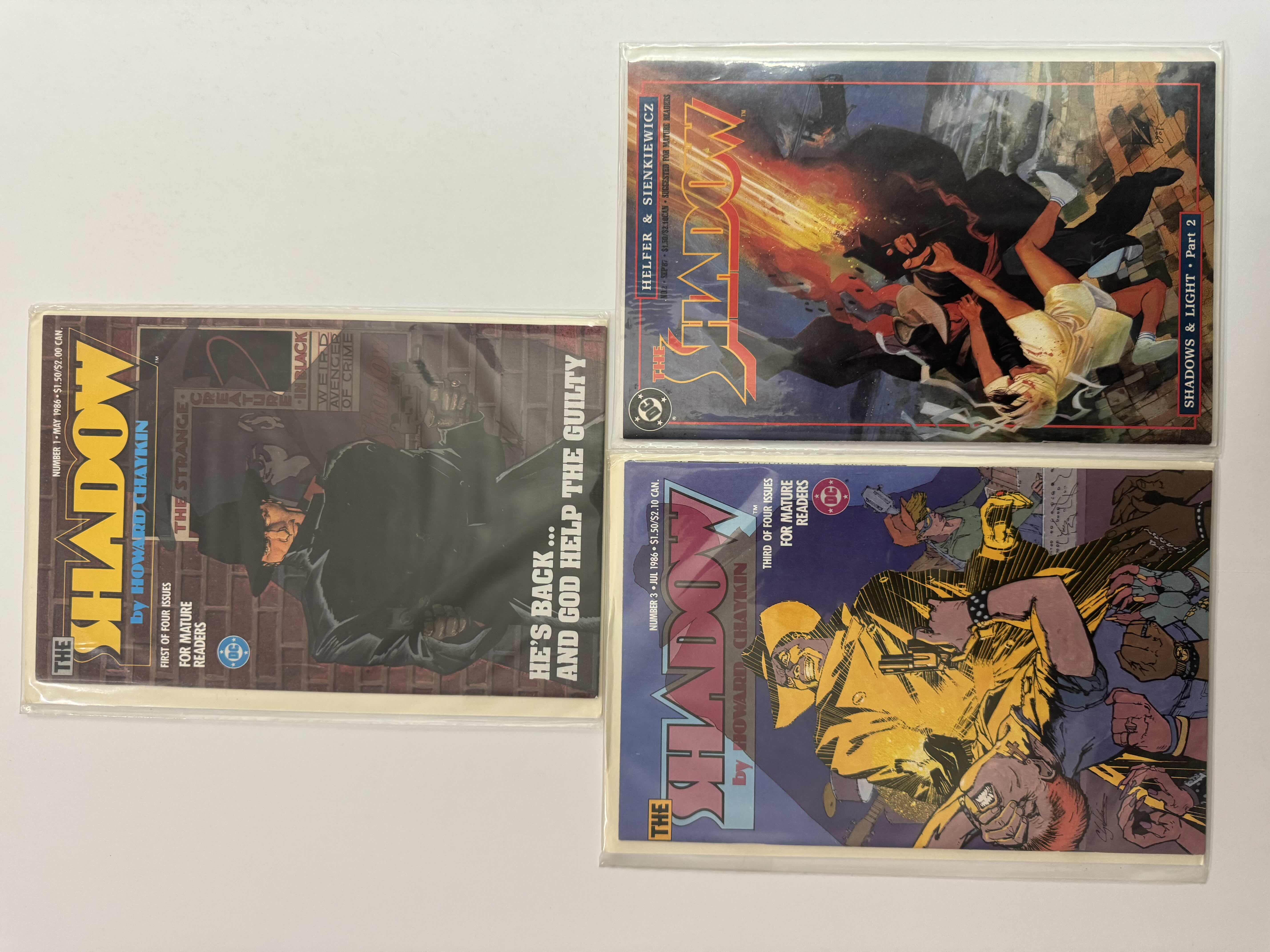 Photo 3 of 6- VINTAGE DC SHADOW COMIC BOOKS