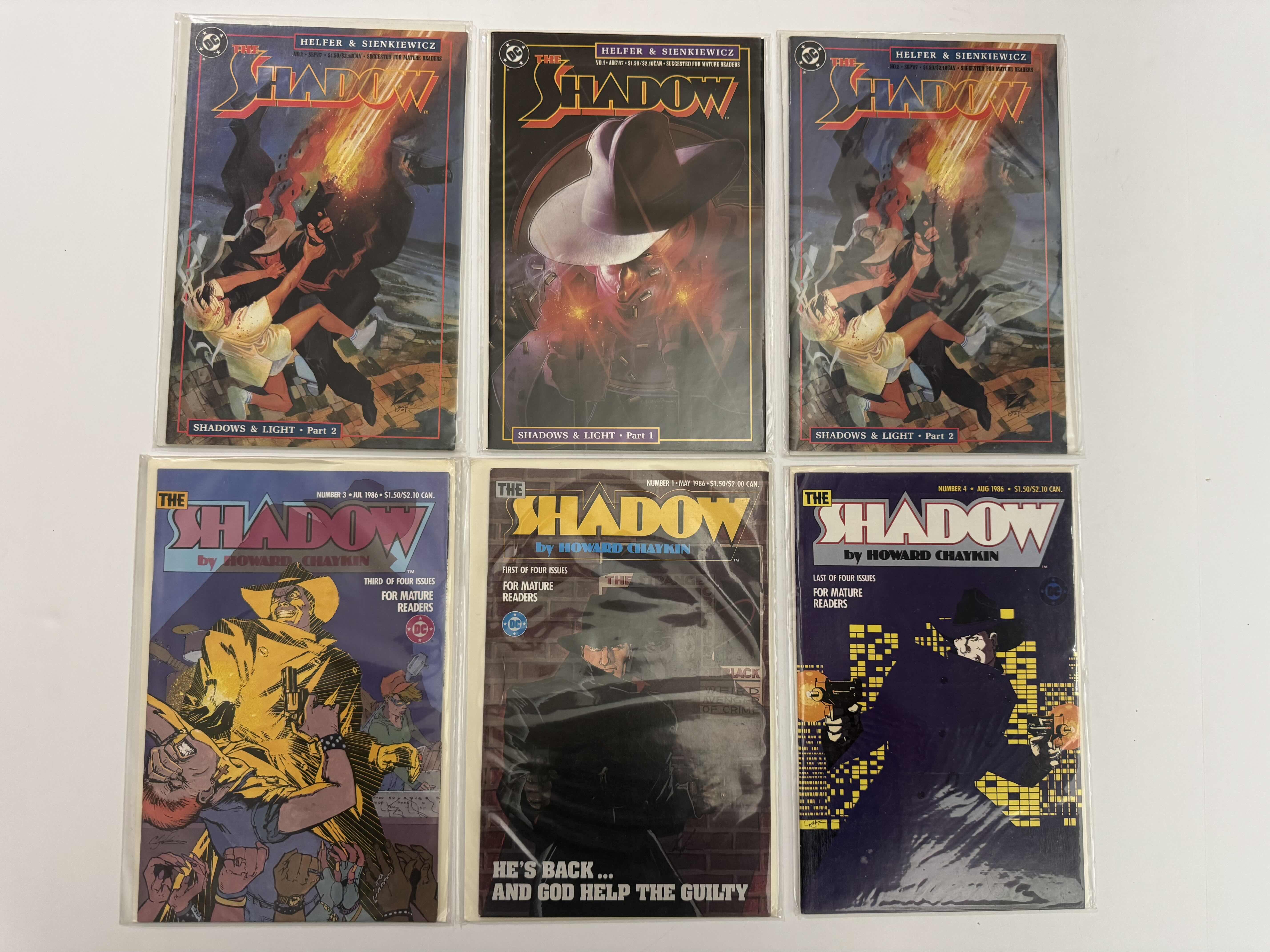 Photo 1 of 6- VINTAGE DC SHADOW COMIC BOOKS