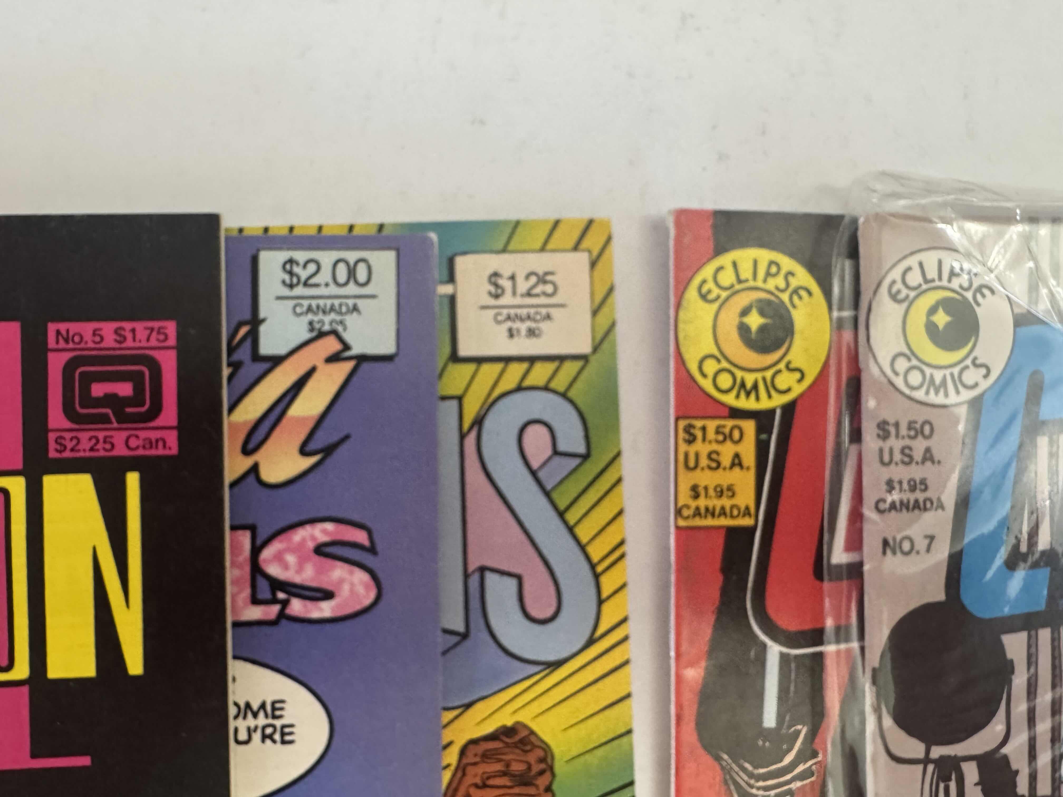 Photo 1 of 5- VINTAGE ECLIPSE COMIC BOOKS