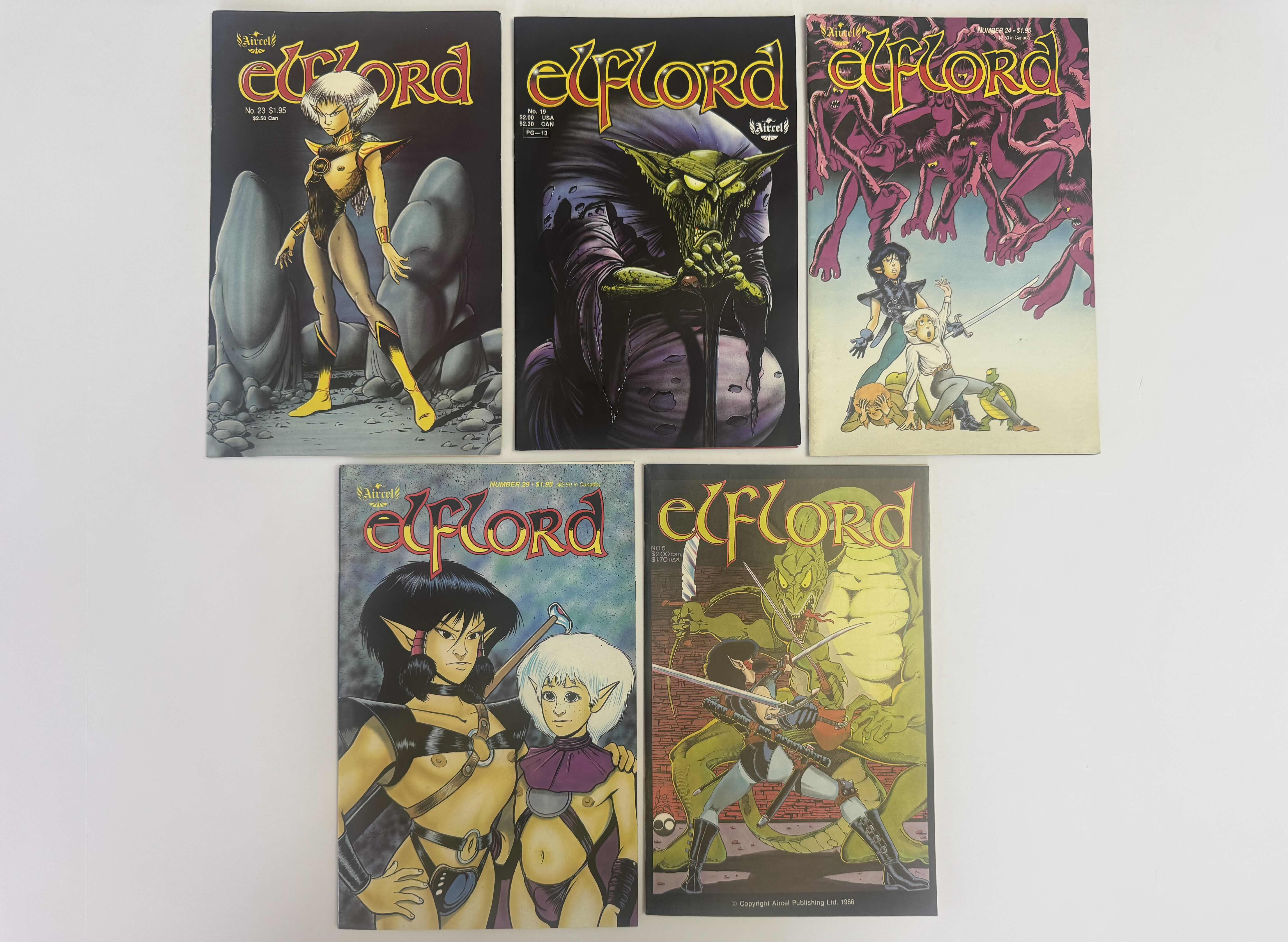 Photo 1 of 5- VINTAGE ELFLORD COMIC BOOKS