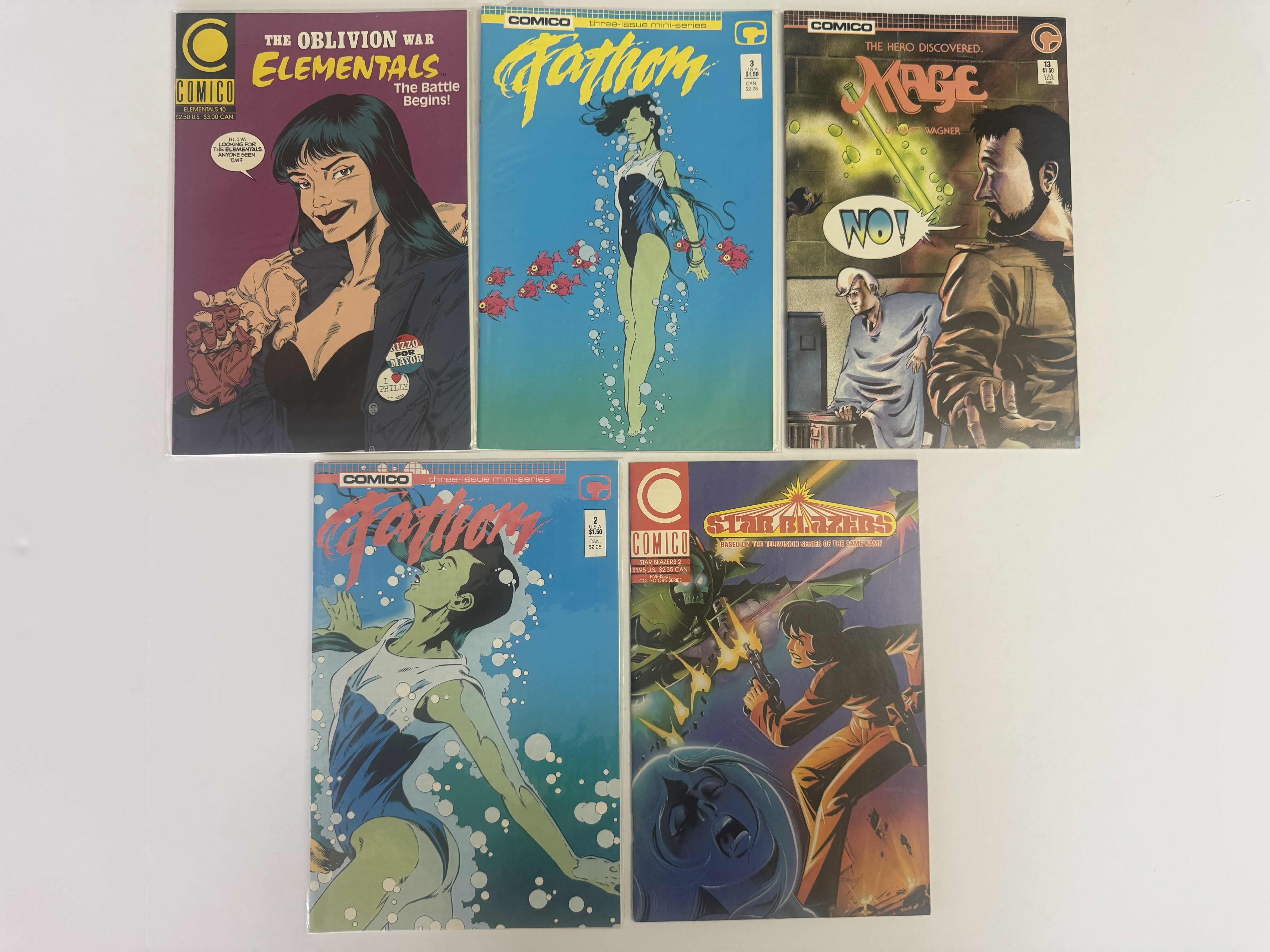 Photo 1 of 5- VINTAGE COMICO COMIC BOOKS