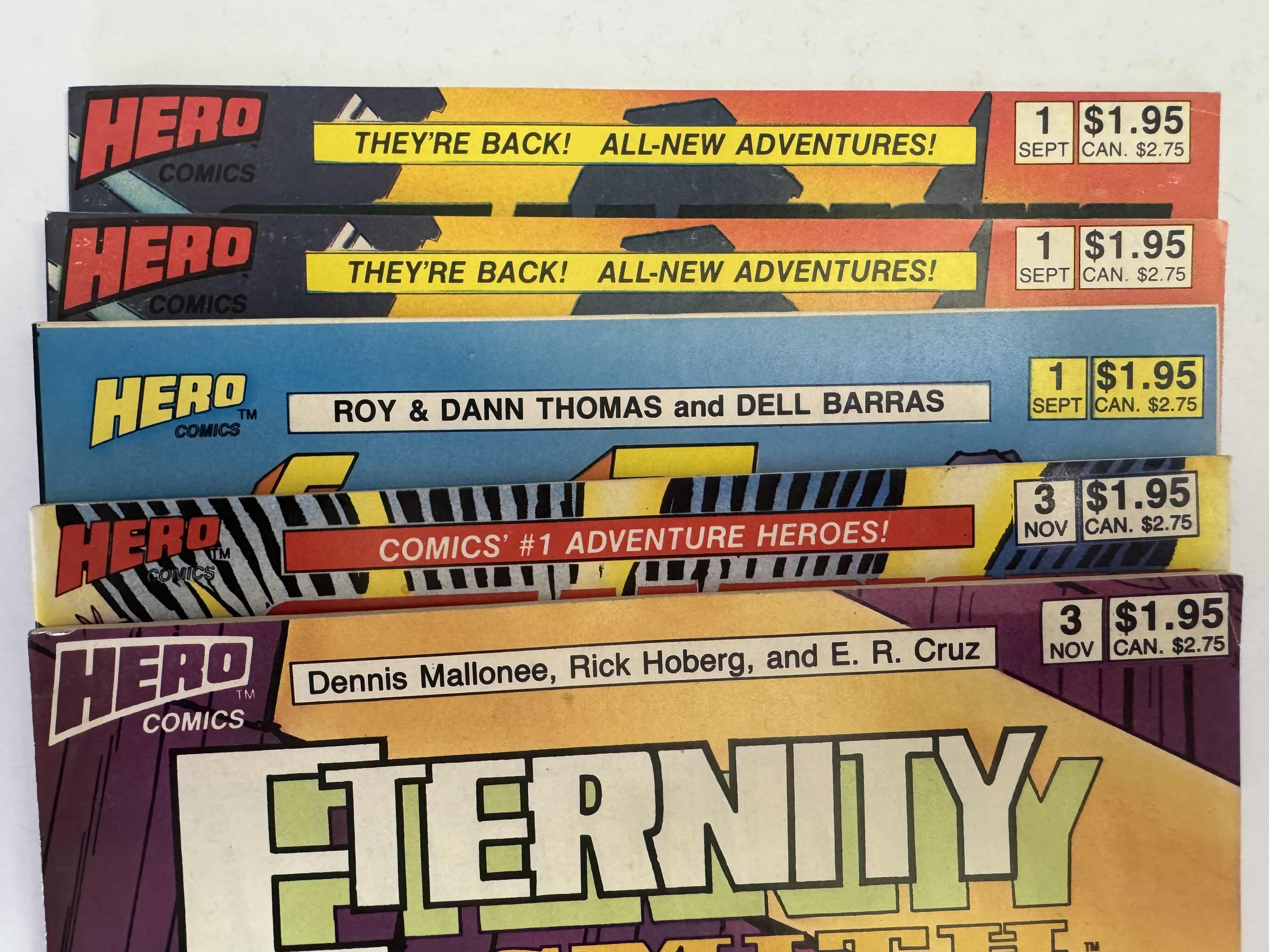 Photo 1 of 5- VINTAGE HERO COMIC BOOKS