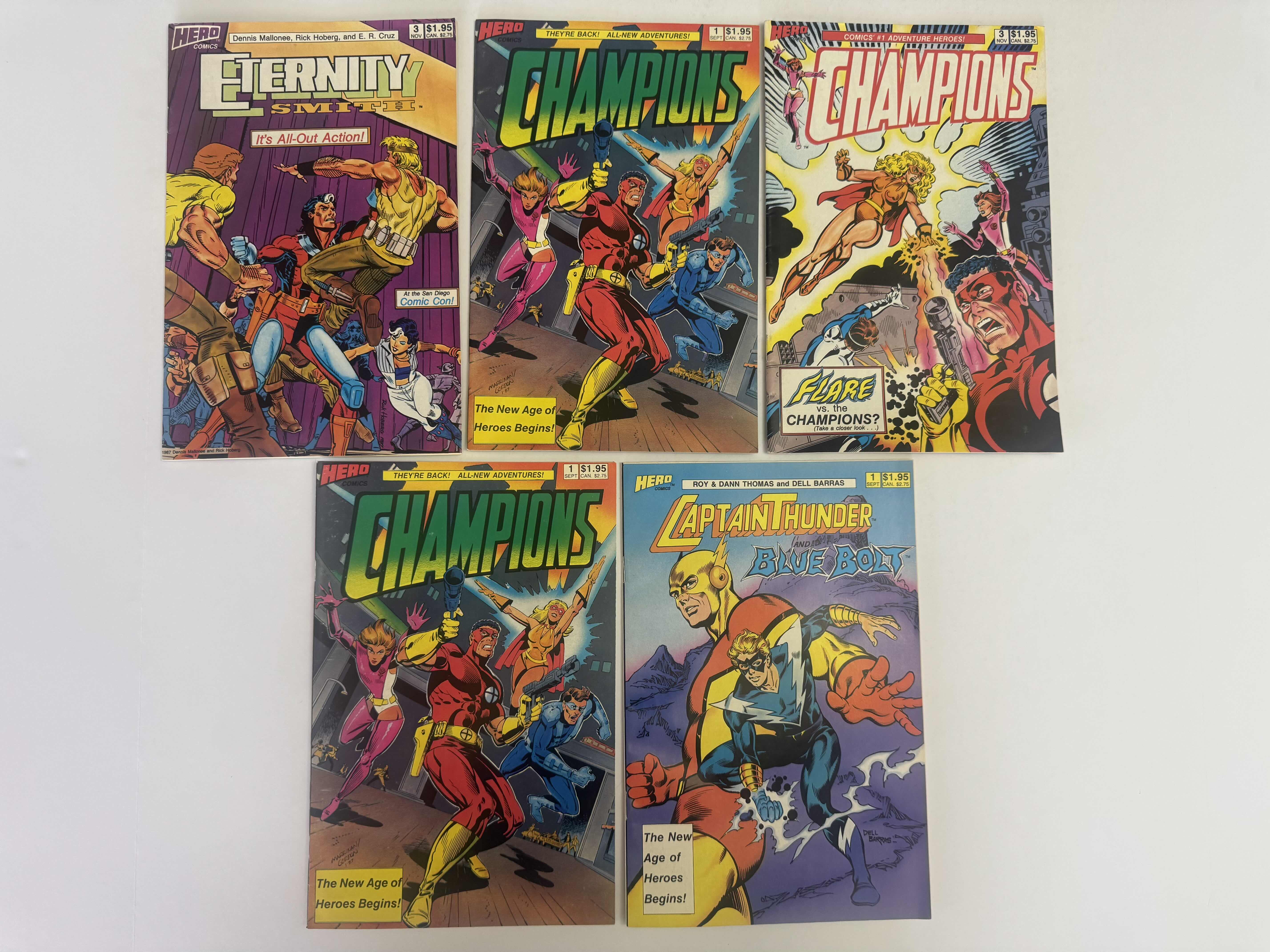 Photo 1 of 5- VINTAGE HERO COMIC BOOKS