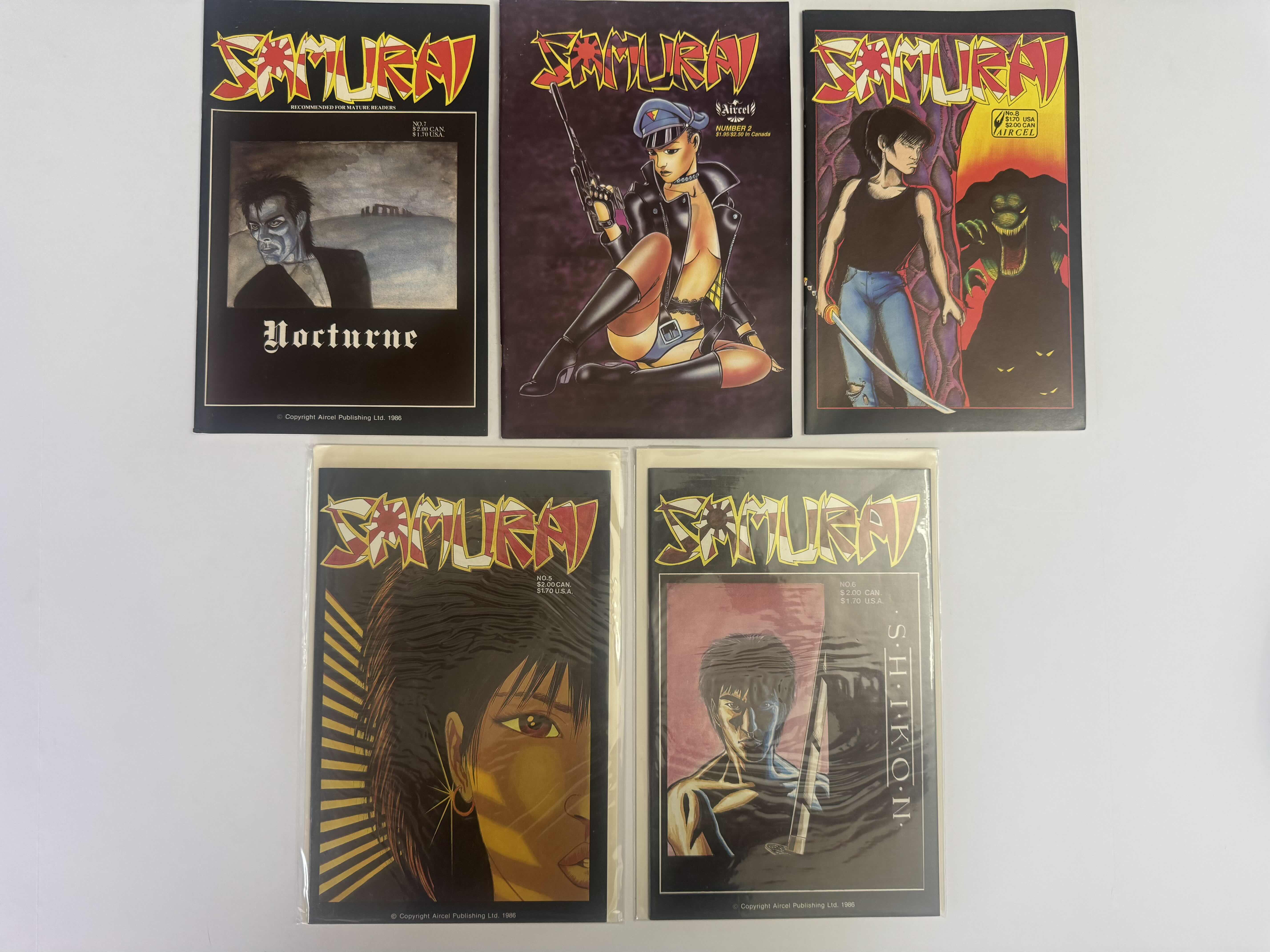 Photo 1 of 5- VINTAGE SAMURAI COMIC BOOKS