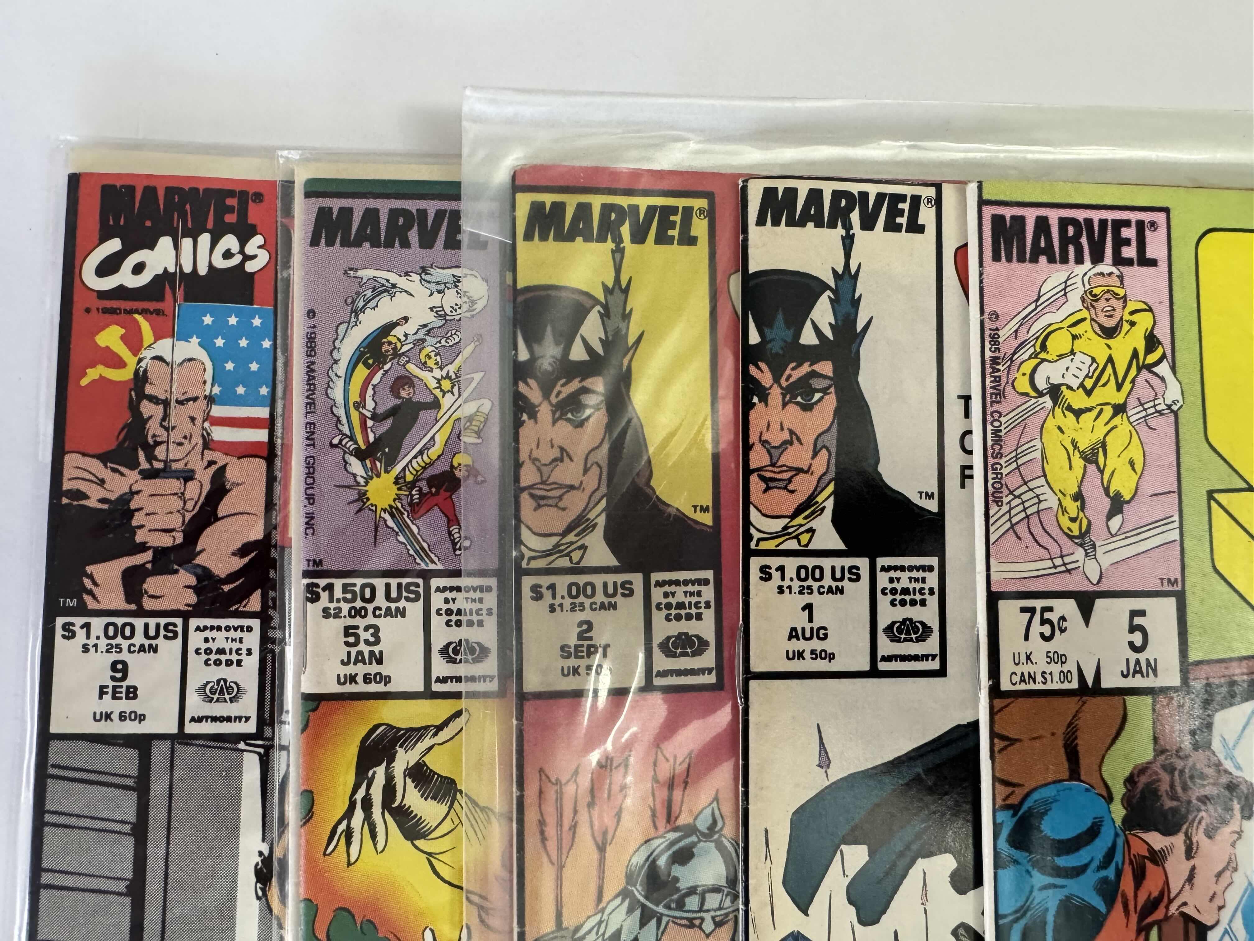 Photo 1 of 5- VINTAGE MARVEL COMIC BOOKS