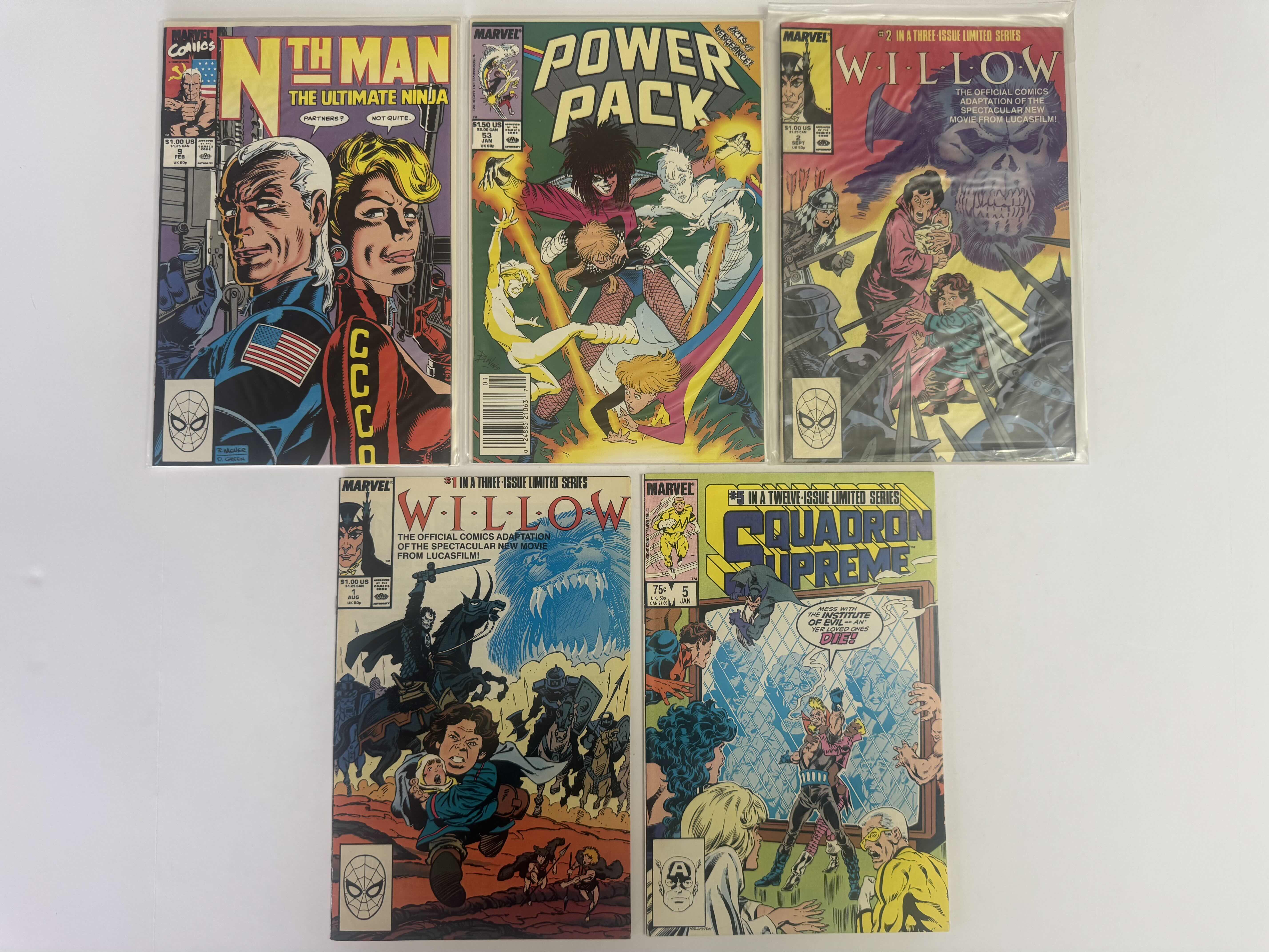 Photo 1 of 5- VINTAGE MARVEL COMIC BOOKS