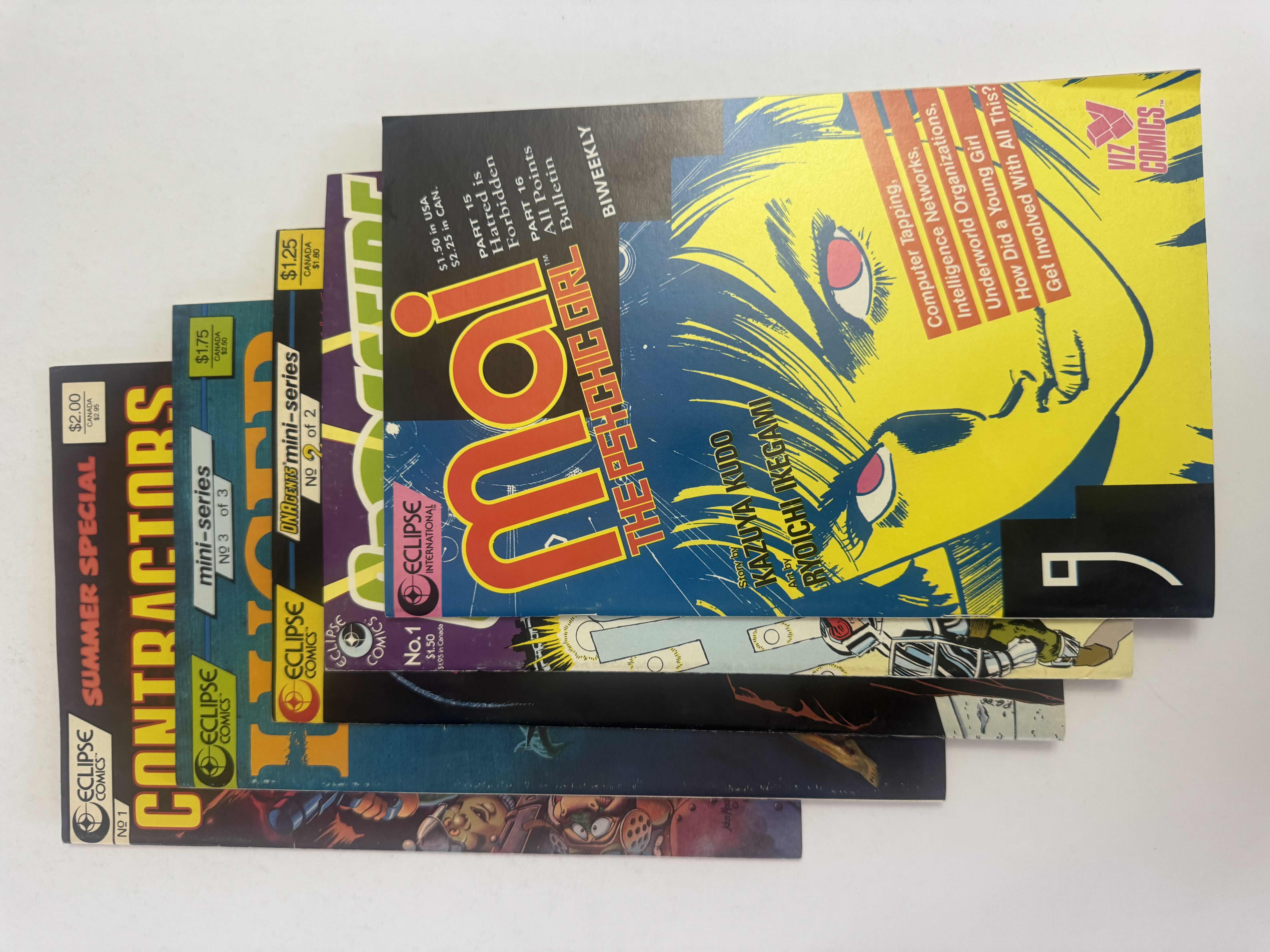 Photo 1 of 5- VINTAGE ECLIPSE COMIC BOOKS