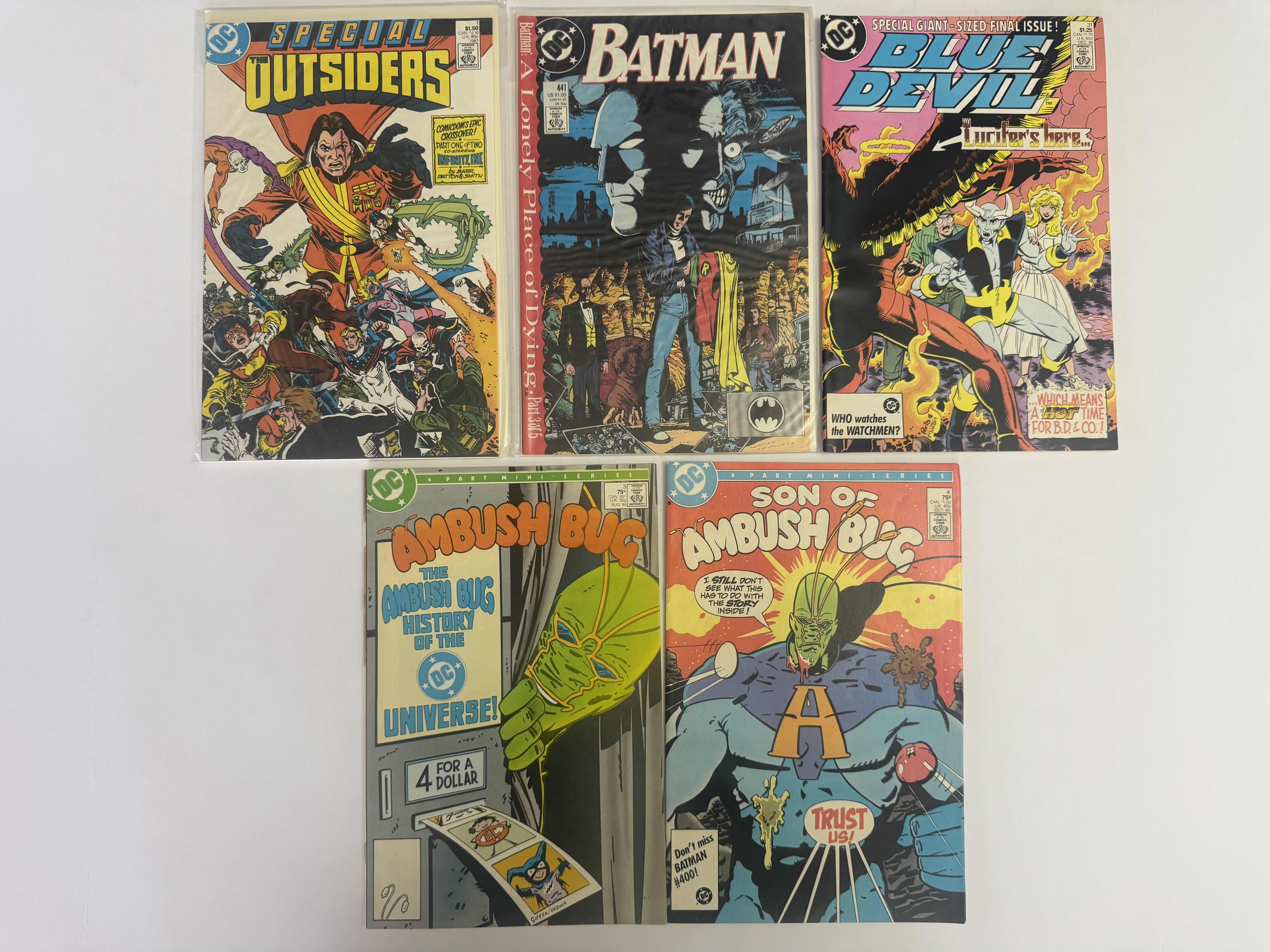 Photo 1 of 5- VINTAGE DC COMIC BOOKS