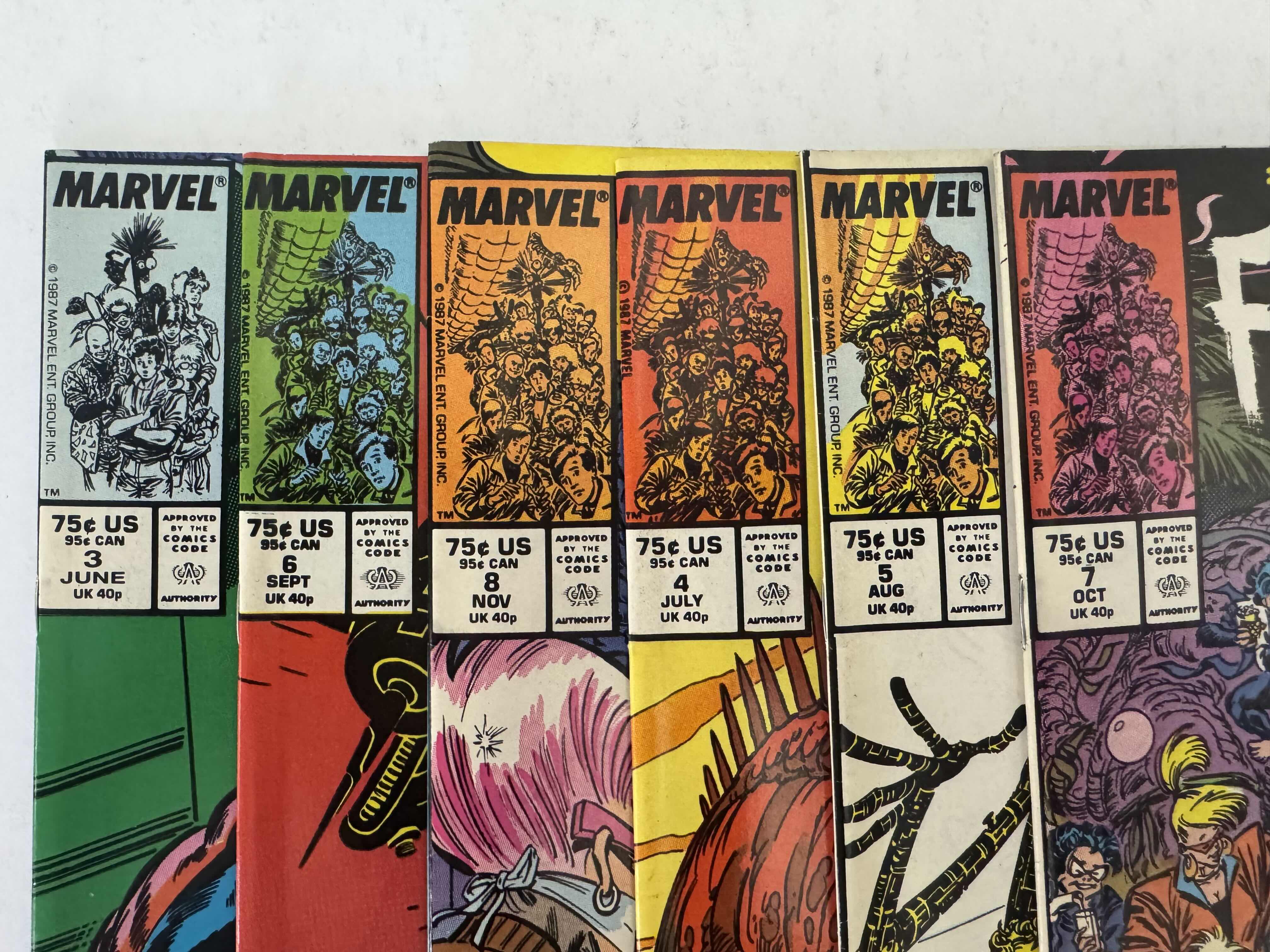 Photo 1 of 6- VINTAGE MARVEL FALLEN ANGELS COMIC BOOKS