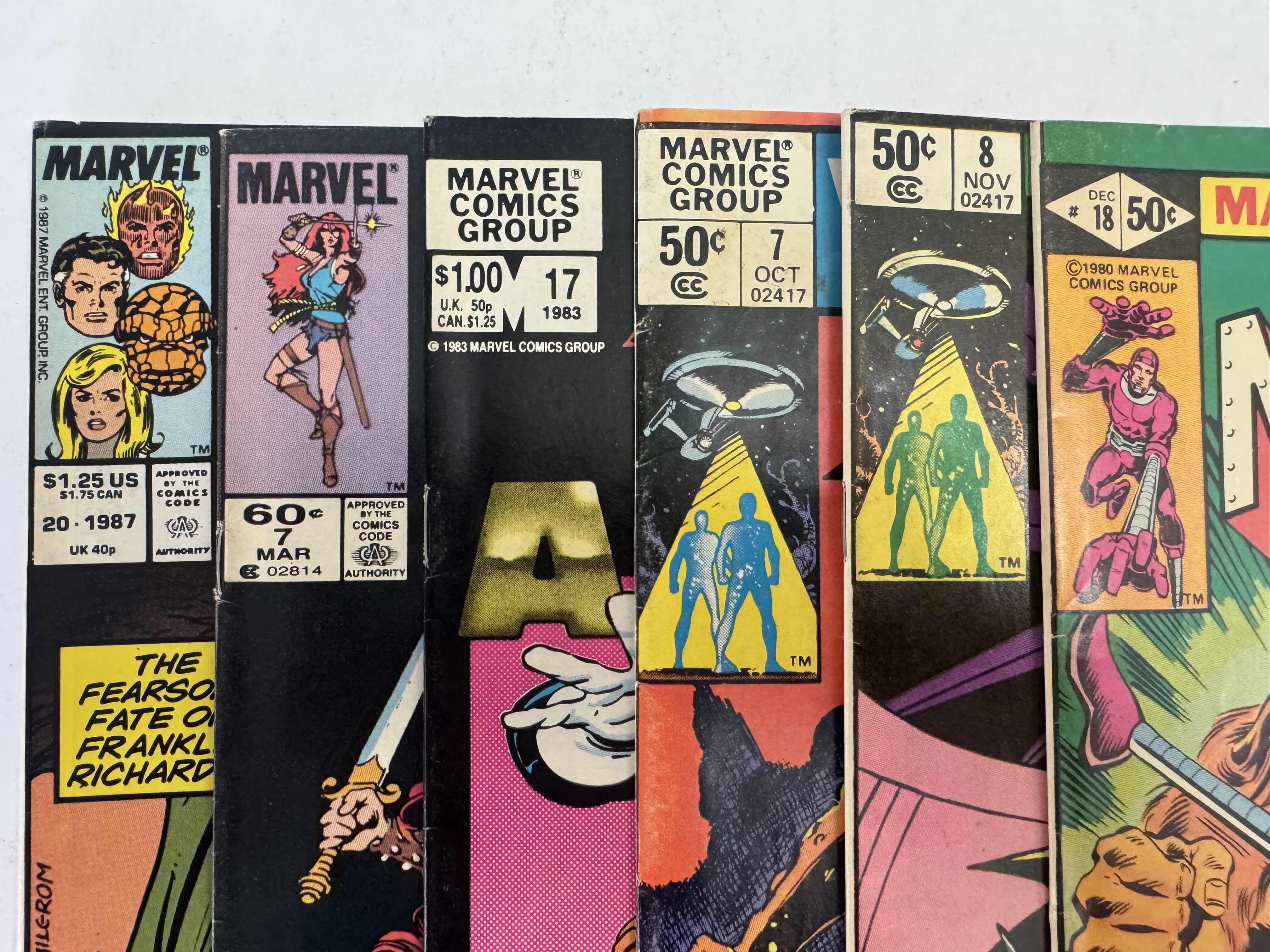 Photo 1 of 6- VINTAGE MARVEL COMIC BOOKS