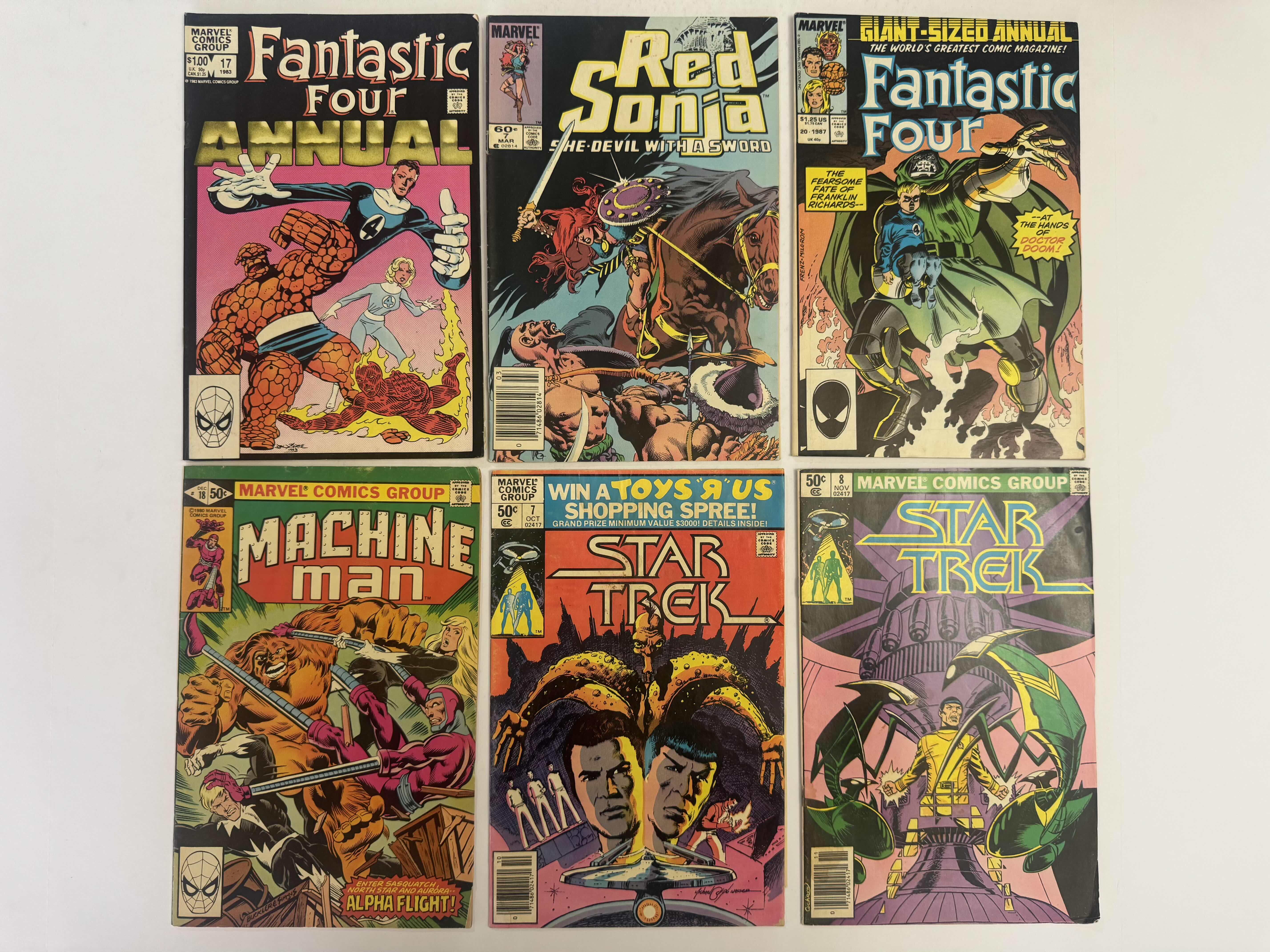 Photo 1 of 6- VINTAGE MARVEL COMIC BOOKS