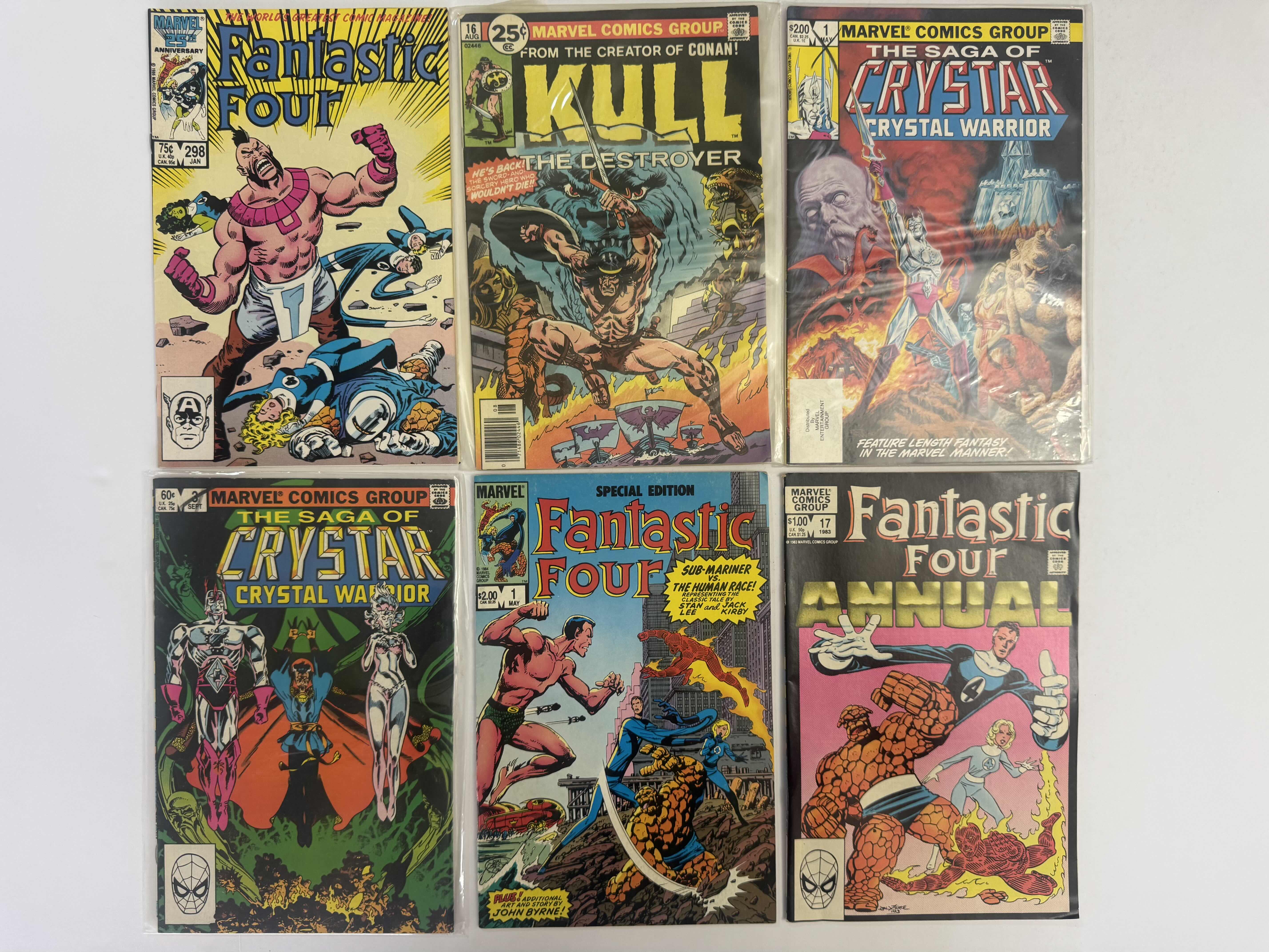 Photo 1 of 6- VINTAGE MARVEL COMIC BOOKS