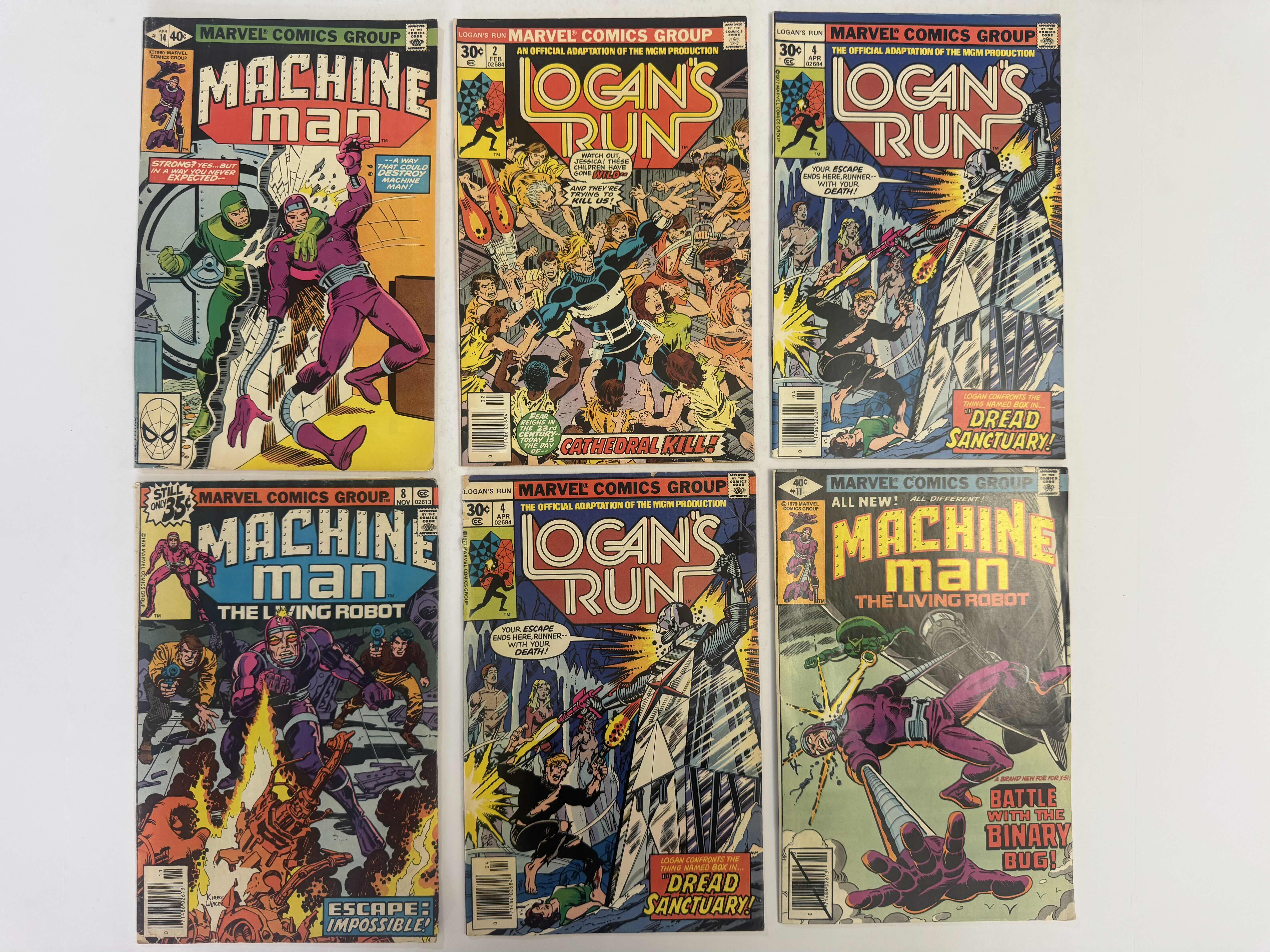Photo 1 of 6- VINTAGE MARVEL COMIC BOOKS