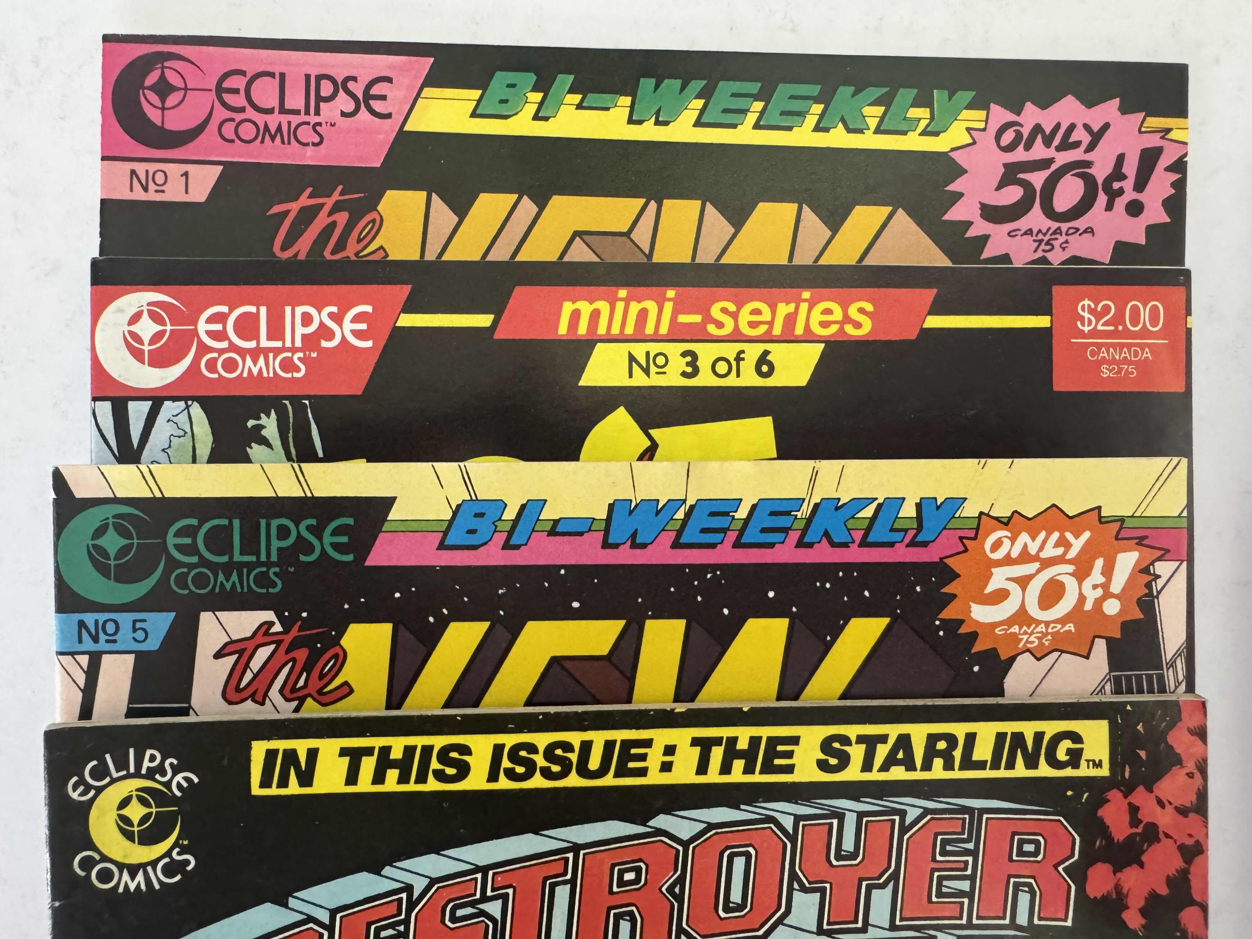 Photo 1 of 9- VINTAGE ECLIPSE COMIC BOOKS