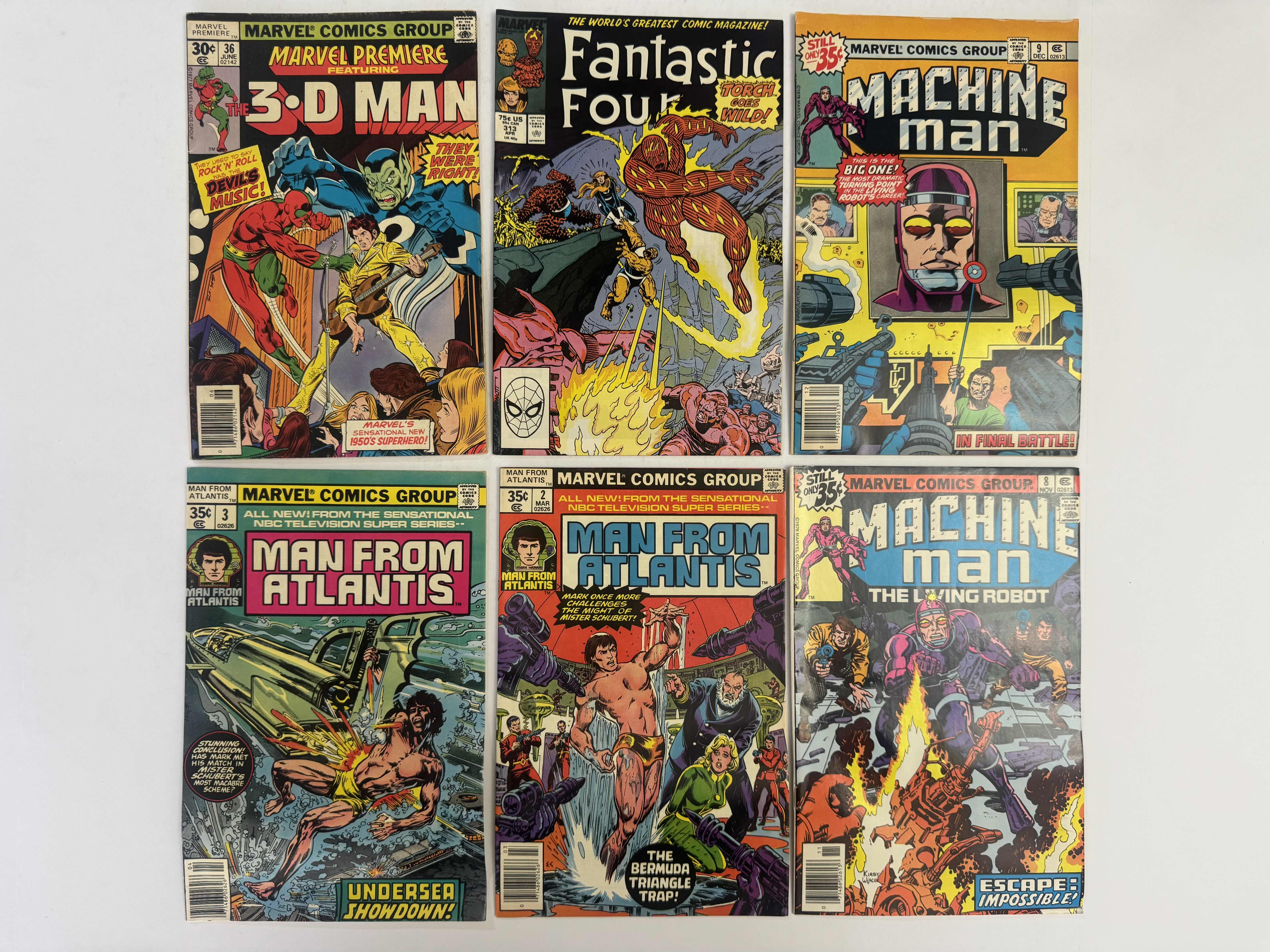 Photo 1 of 6- VINTAGE MARVEL COMIC BOOKS