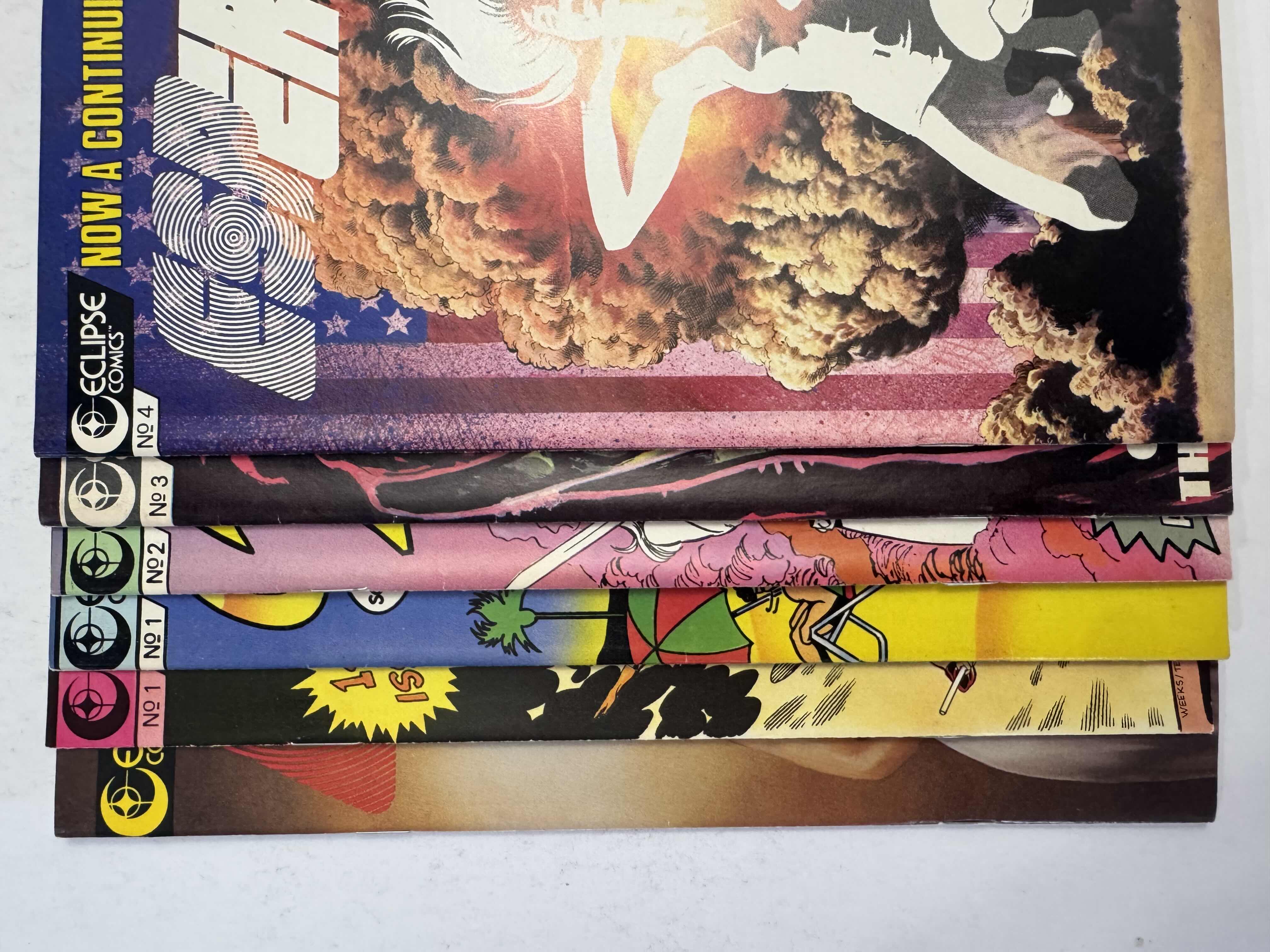 Photo 1 of 6- VINTAGE ECLIPSE COMIC BOOKS