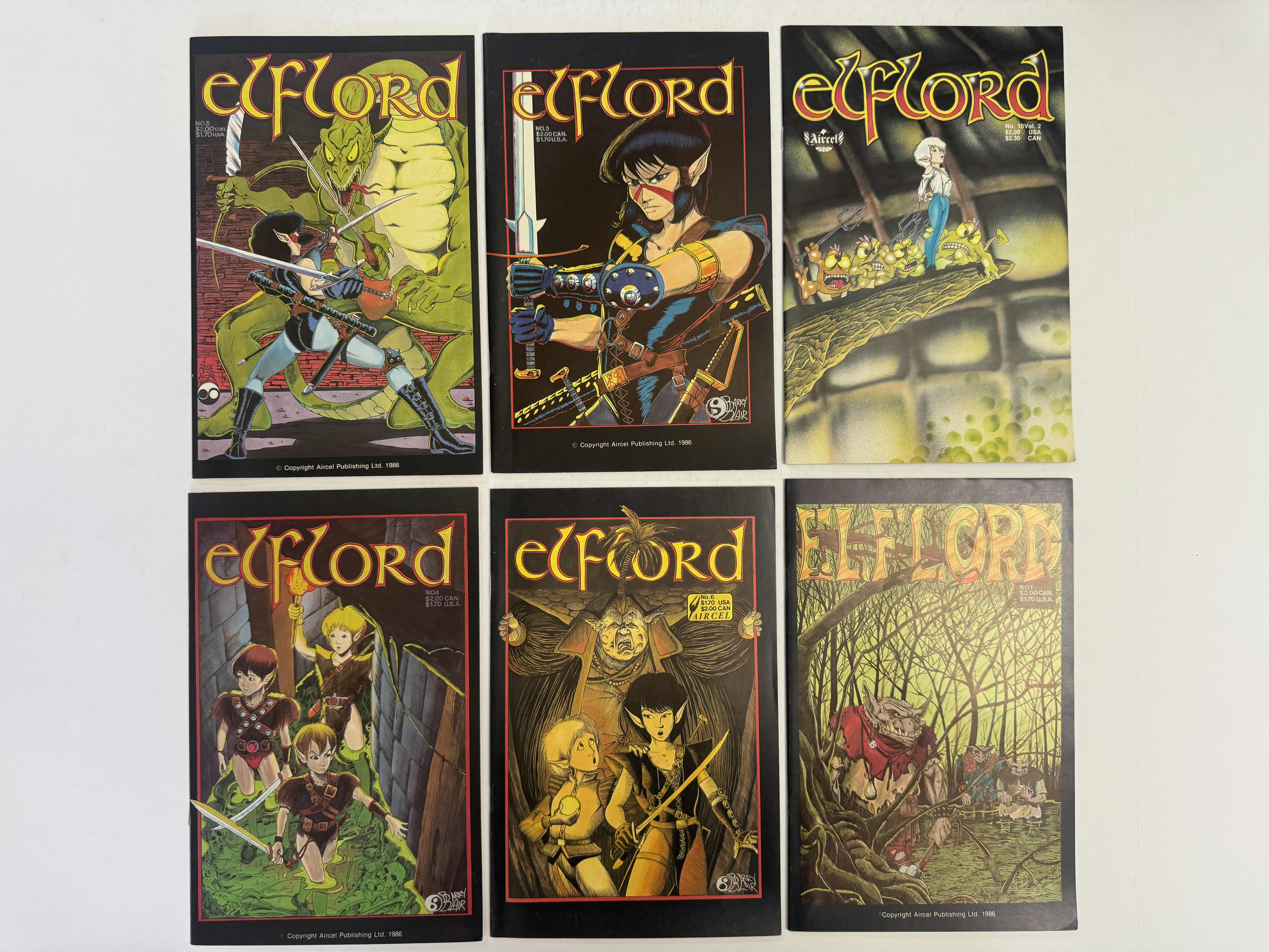 Photo 1 of 6- VINTAGE ELFLORD COMIC BOOKS