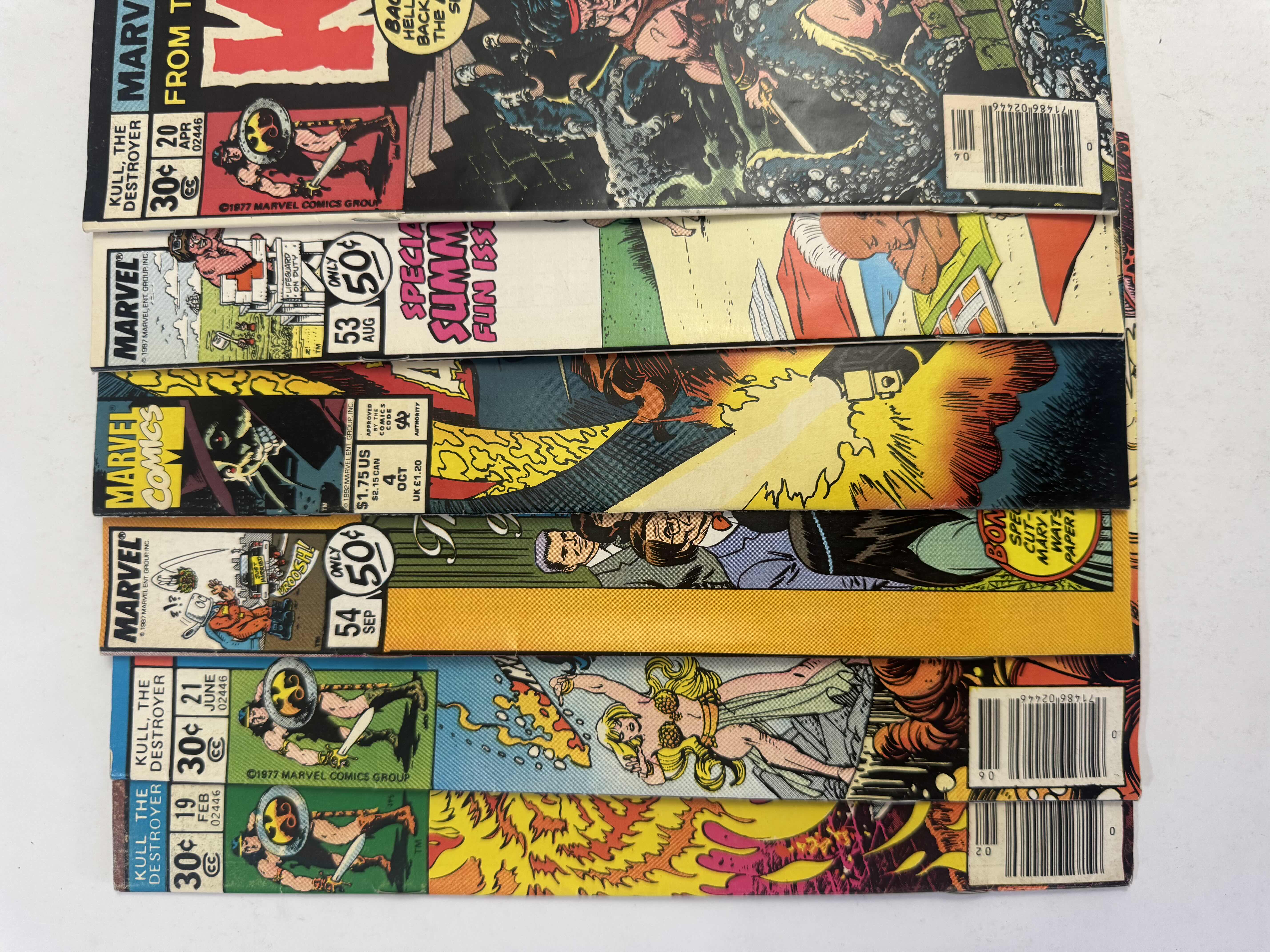 Photo 1 of 6- VINTAGE MARVEL COMIC BOOKS