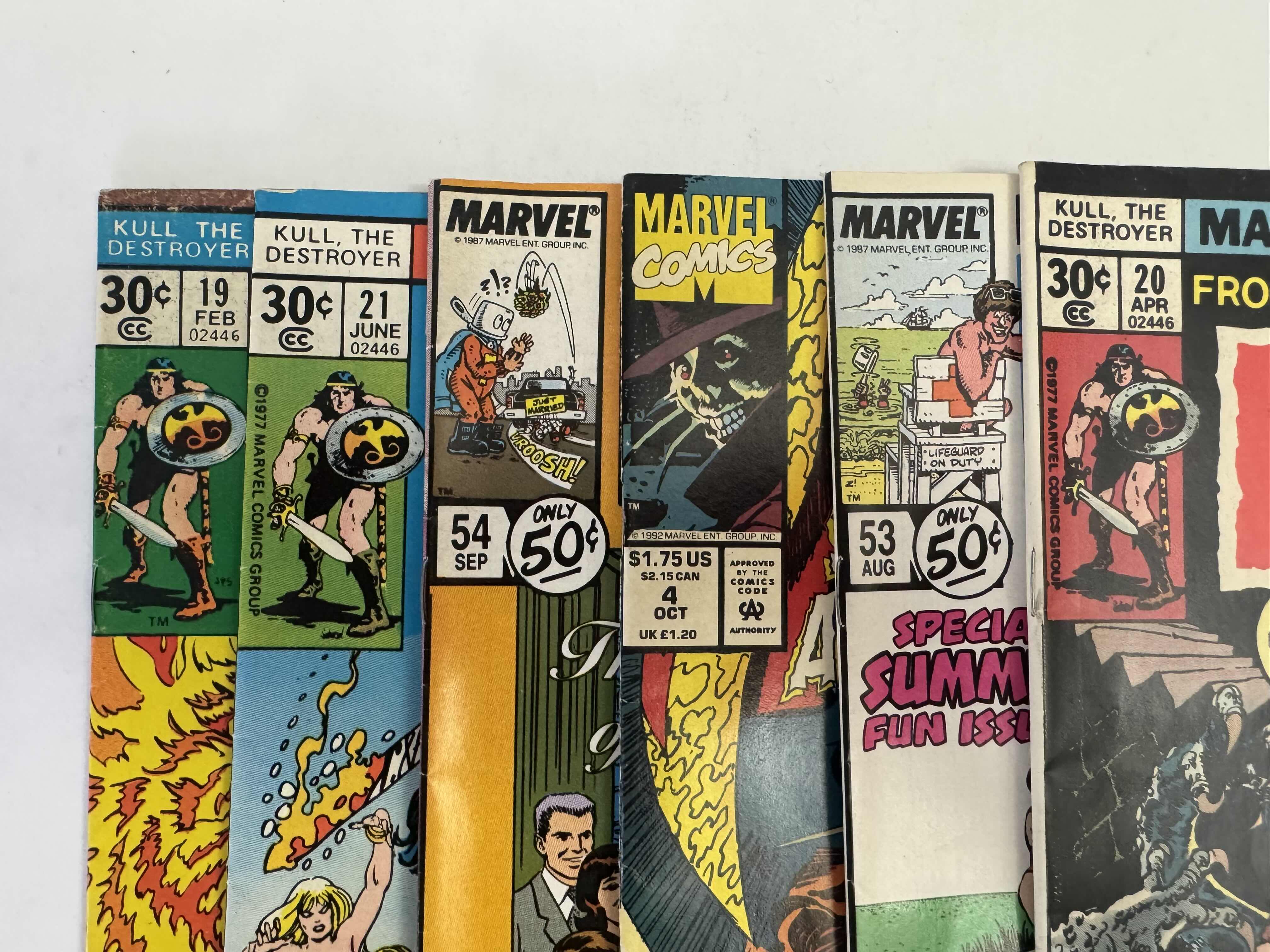 Photo 1 of 6- VINTAGE MARVEL COMIC BOOKS