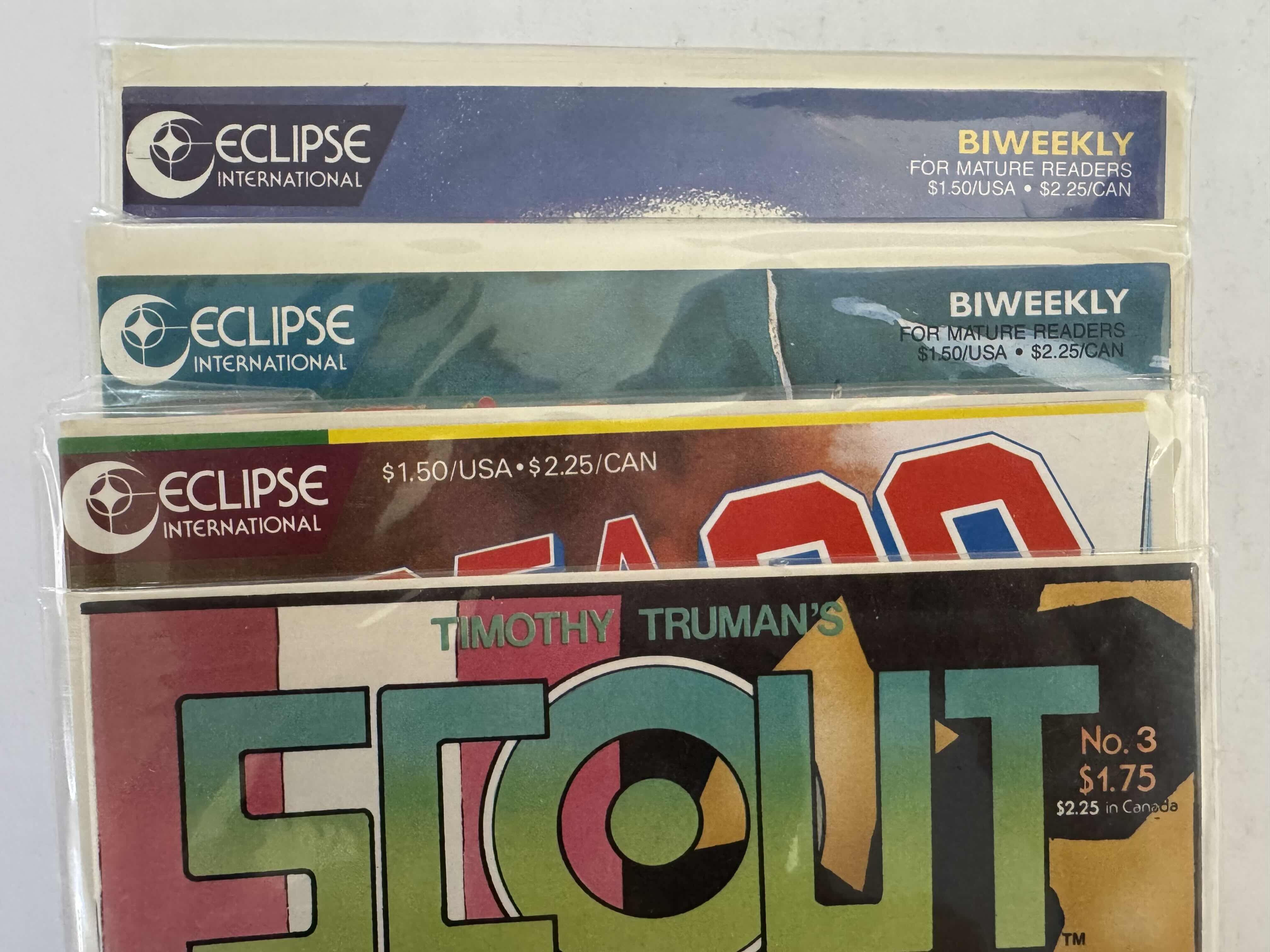 Photo 1 of 9- VINTAGE ECLIPSE COMIC BOOKS