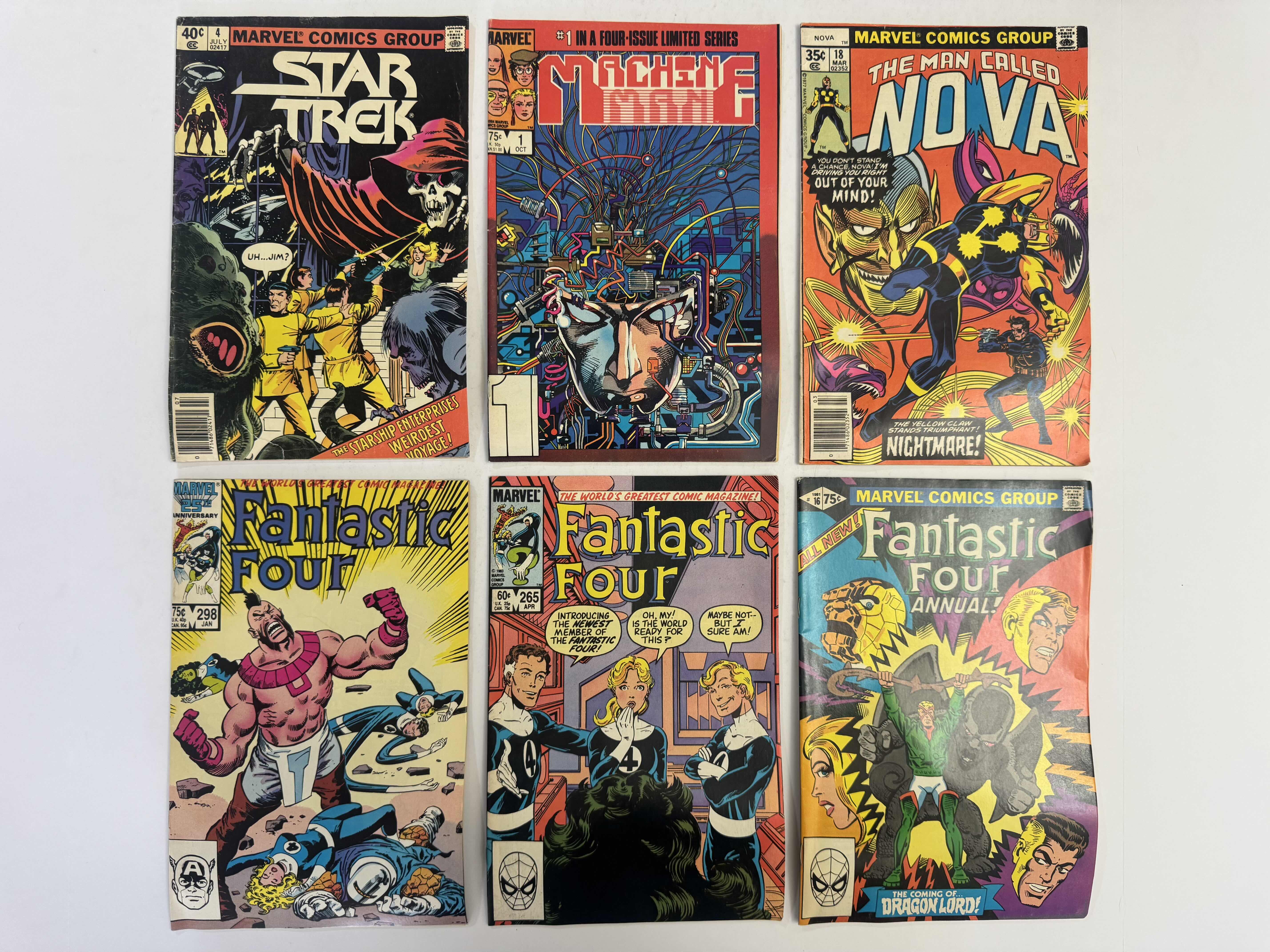 Photo 1 of 6- VINTAGE MARVEL COMIC BOOKS